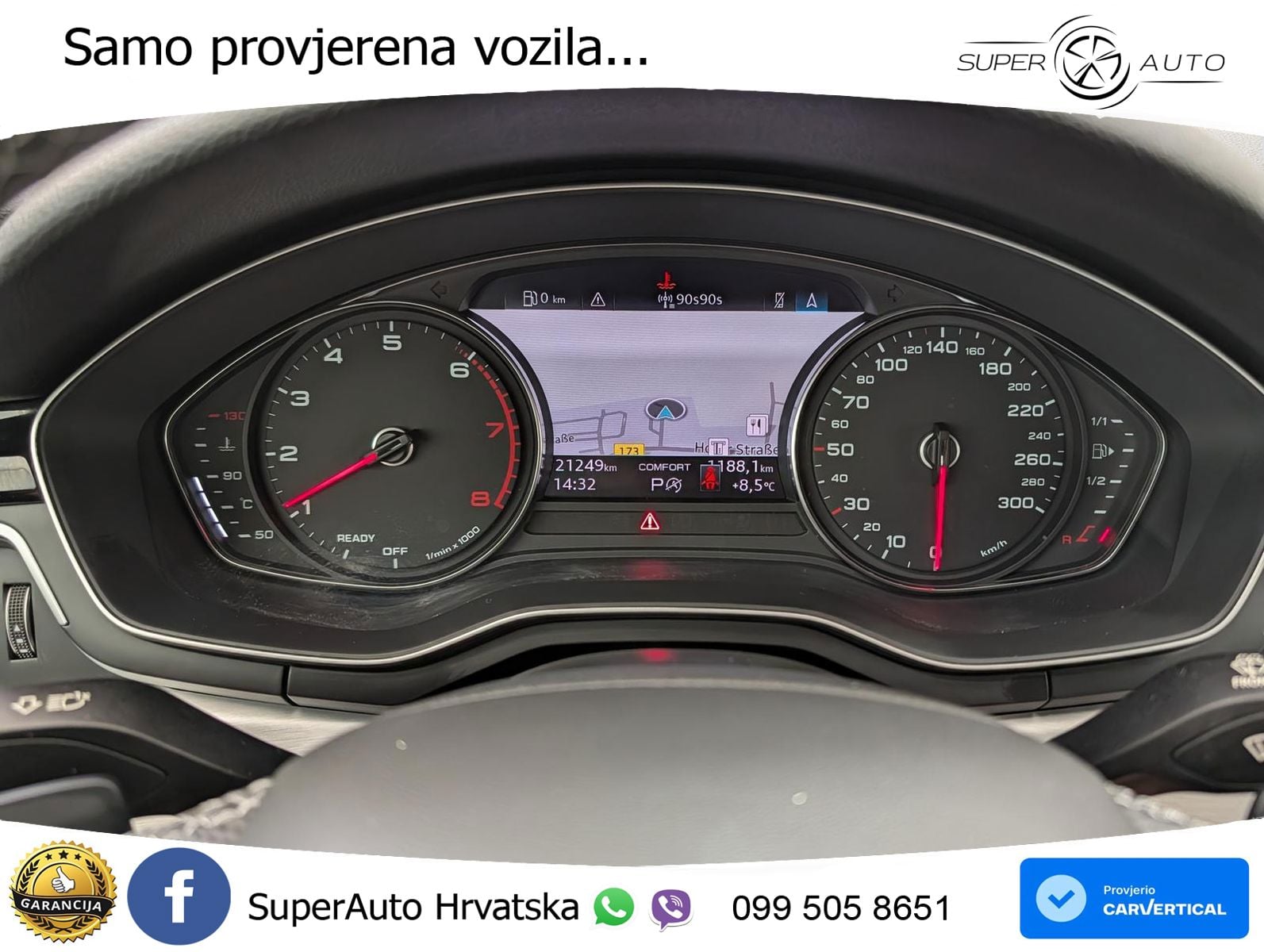 Audi A5 Sportback 45 TFSI (265 KS) quattro S tronic S line LED+GR SJED+ACC