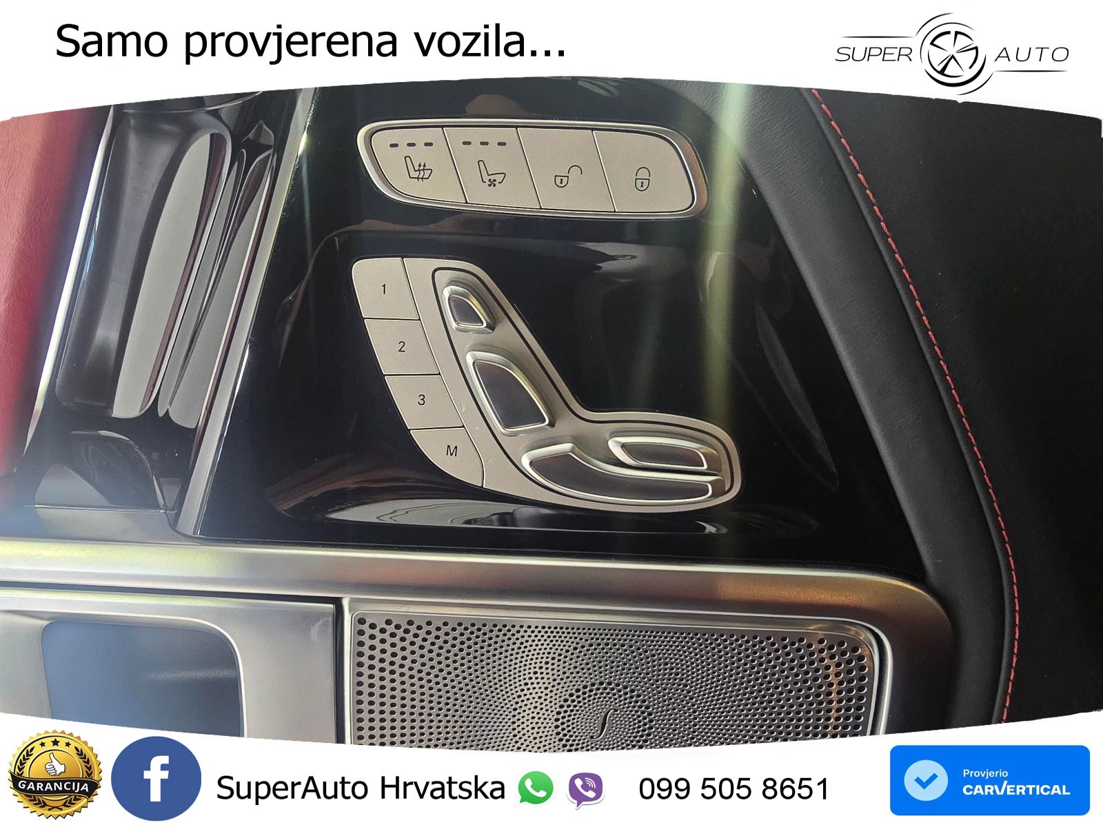 Mercedes AMG G 63 Long V8 (585 KS) 4MATIC 9G-TRONIC AMG SPEEDSHIFT PLUS ZRAČNI+ACC+4xGR SJED+KAM