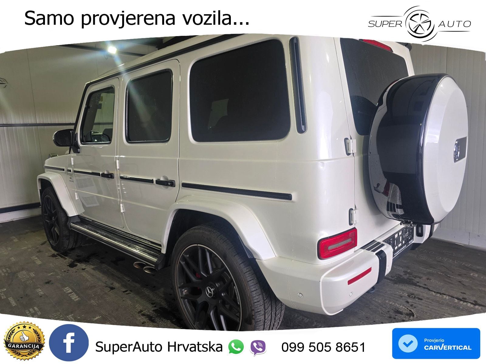 Mercedes AMG G 63 Long V8 (585 KS) 4MATIC 9G-TRONIC AMG SPEEDSHIFT PLUS ZRAČNI+ACC+4xGR SJED+KAM