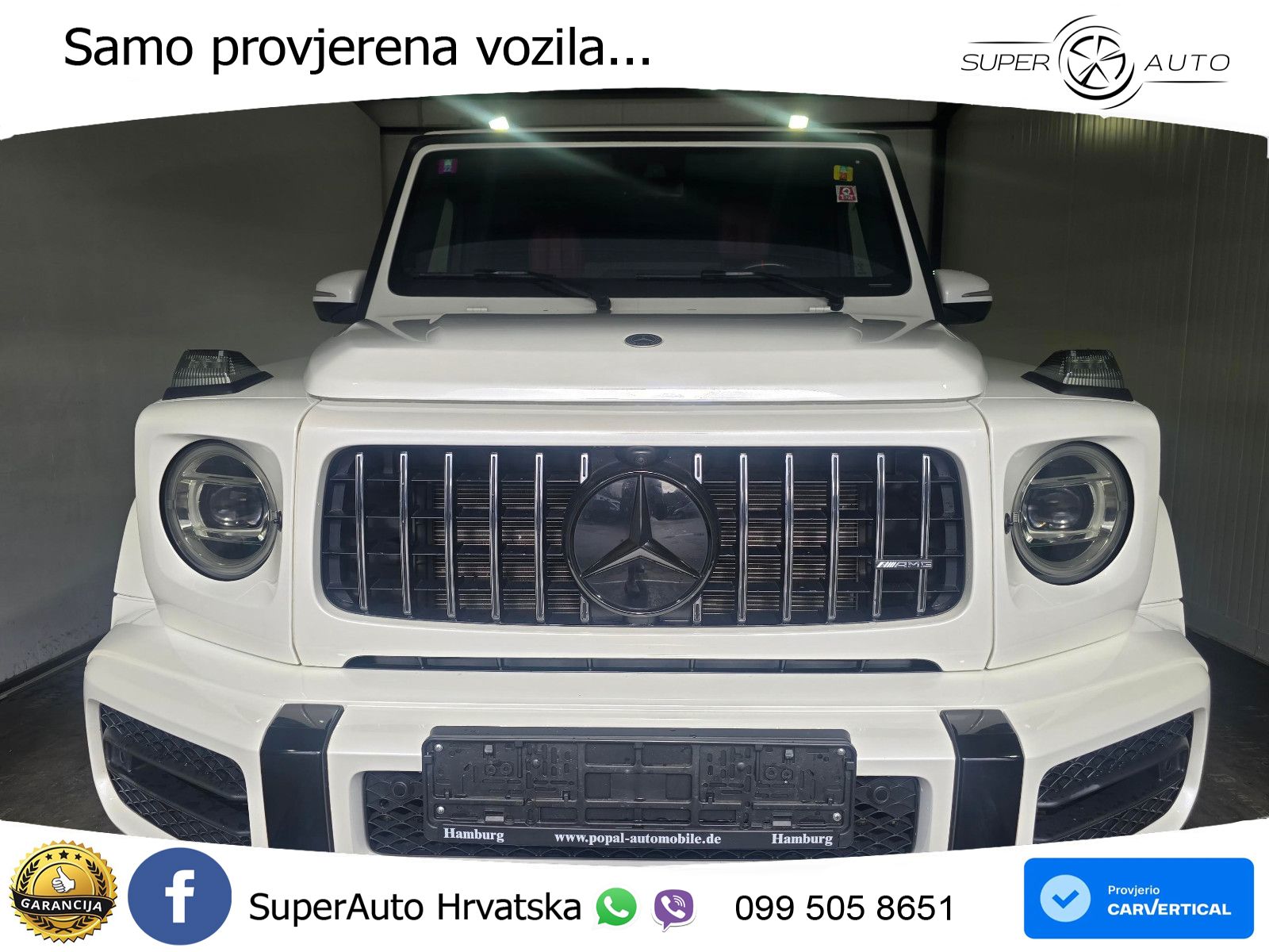 Mercedes AMG G 63 Long V8 (585 KS) 4MATIC 9G-TRONIC AMG SPEEDSHIFT PLUS ZRAČNI+ACC+4xGR SJED+KAM