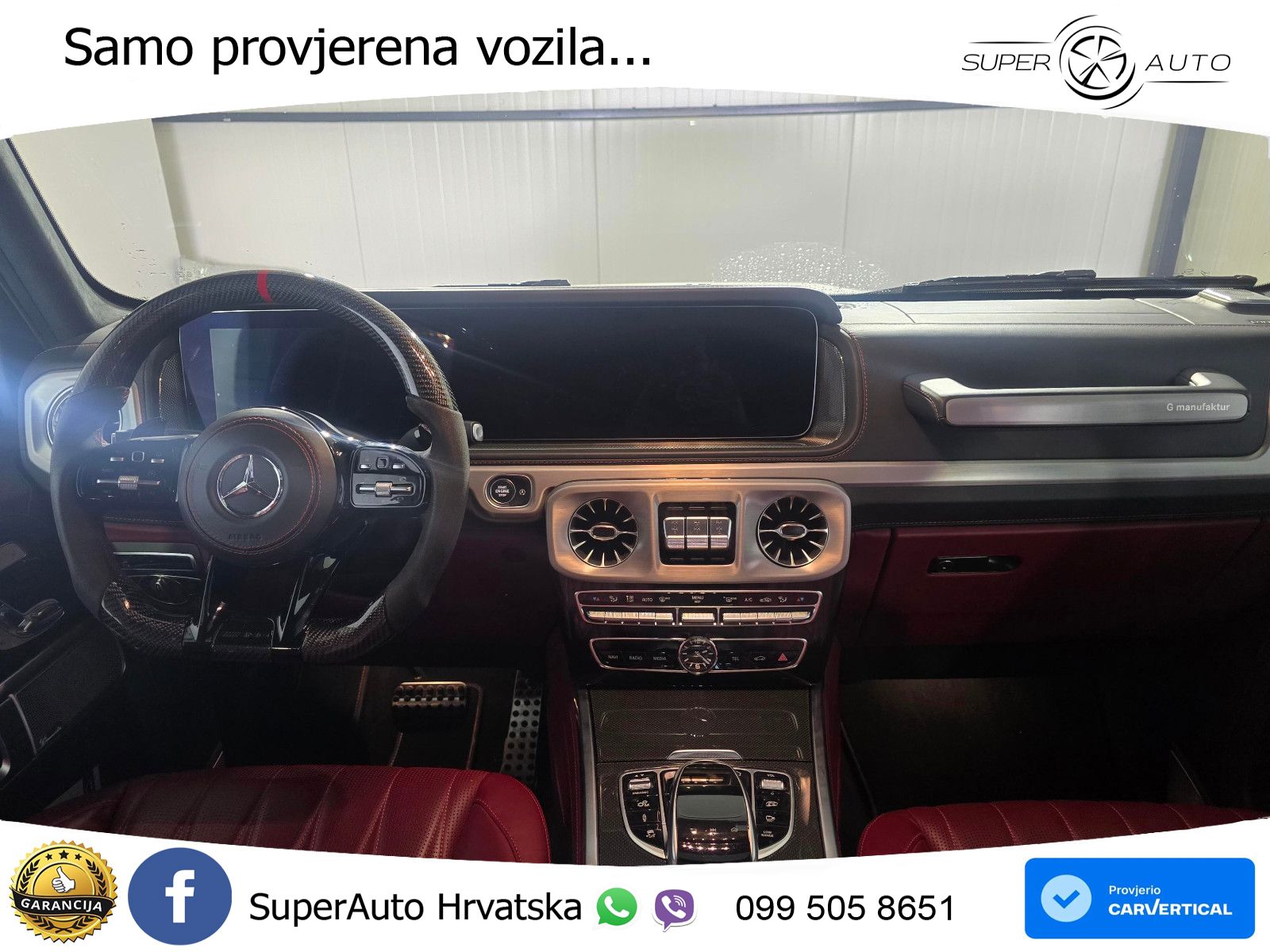 Mercedes AMG G 63 Long V8 (585 KS) 4MATIC 9G-TRONIC AMG SPEEDSHIFT PLUS ZRAČNI+ACC+4xGR SJED+KAM