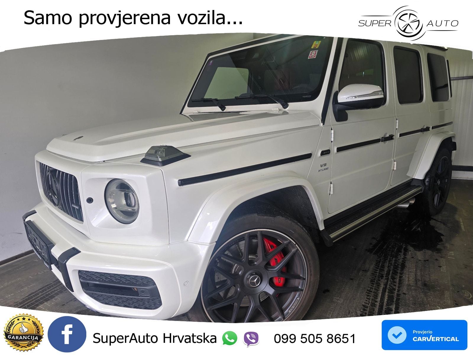Mercedes AMG G 63 Long V8 (585 KS) 4MATIC 9G-TRONIC AMG SPEEDSHIFT PLUS ZRAČNI+ACC+4xGR SJED+KAM