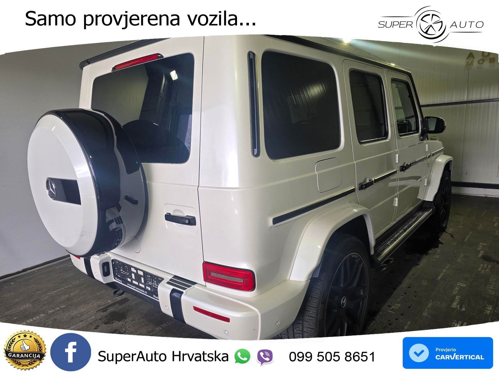 Mercedes AMG G 63 Long V8 (585 KS) 4MATIC 9G-TRONIC AMG SPEEDSHIFT PLUS ZRAČNI+ACC+4xGR SJED+KAM