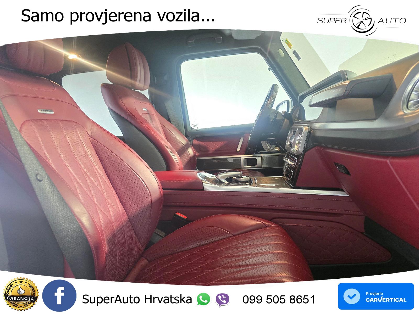 Mercedes AMG G 63 Long V8 (585 KS) 4MATIC 9G-TRONIC AMG SPEEDSHIFT PLUS ZRAČNI+ACC+4xGR SJED+KAM