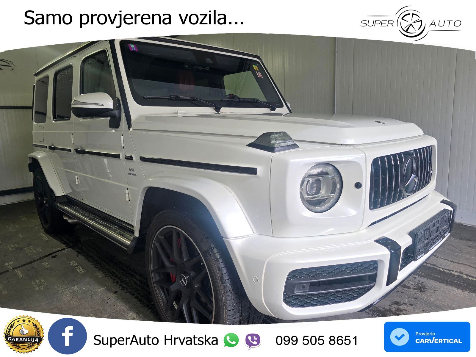 Mercedes AMG G 63 Long V8 (585 KS) 4MATIC 9G-TRONIC AMG SPEEDSHIFT PLUS ZRAČNI+ACC+4xGR SJED+KAM
