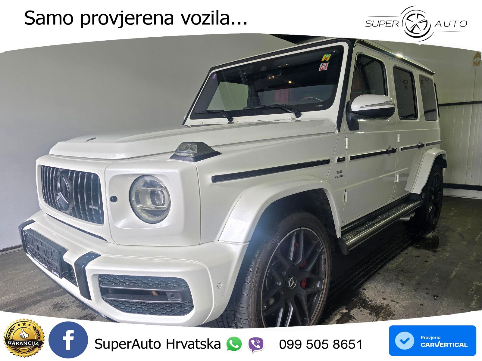 Mercedes AMG G 63 Long V8 (585 KS) 4MATIC 9G-TRONIC AMG SPEEDSHIFT PLUS ZRAČNI+ACC+4xGR SJED+KAM