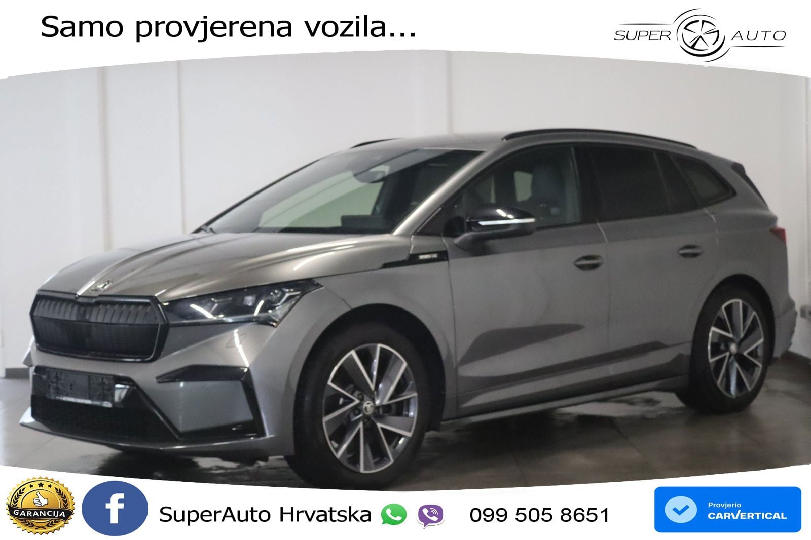 Škoda Enyaq 85 82 kWh (286 KS) SportLine LED+GR SJED+ACC