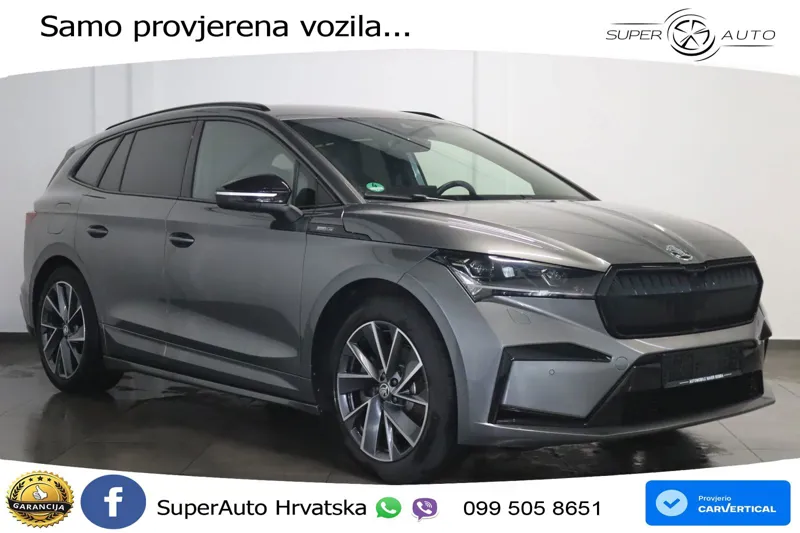 Škoda Enyaq 85 82 kWh (286 KS) SportLine LED+GR SJED+ACC