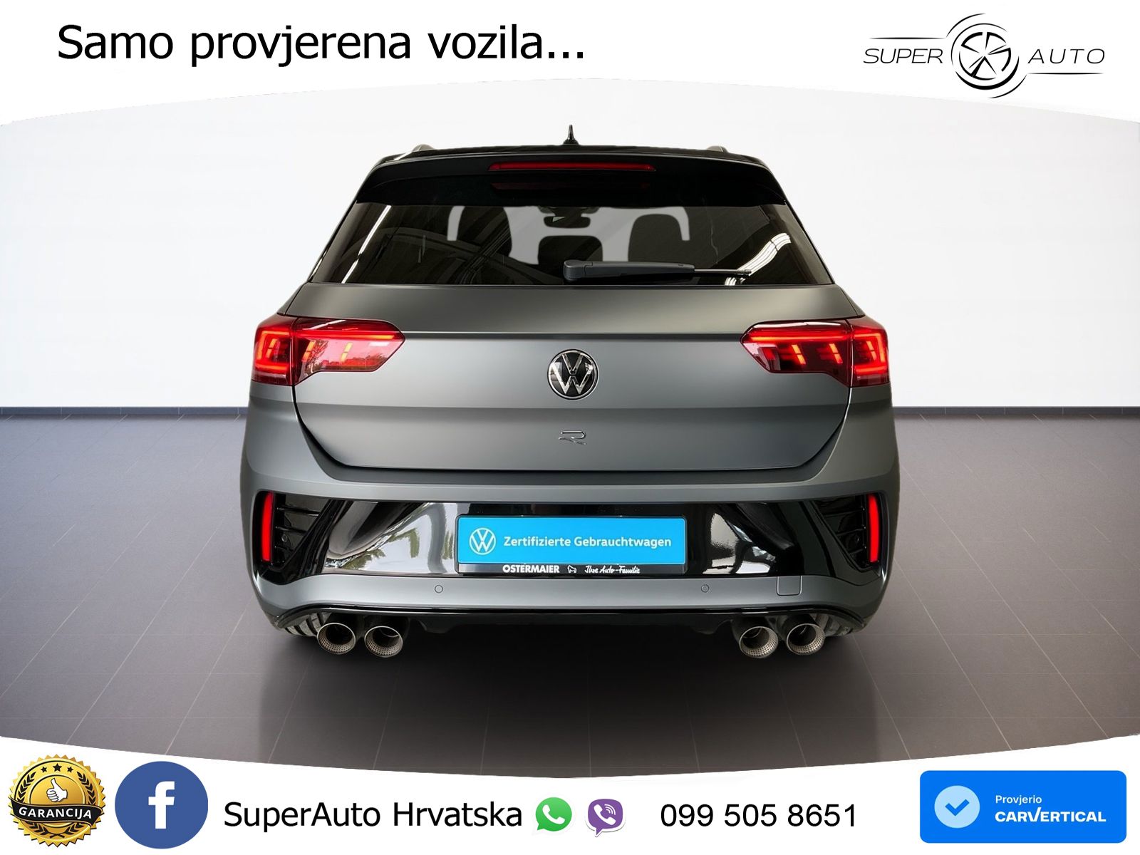 Volkswagen T-Roc I R 2.0 TSI (300 KS) OPF 4M DSG LED+GR SJED+ACC
