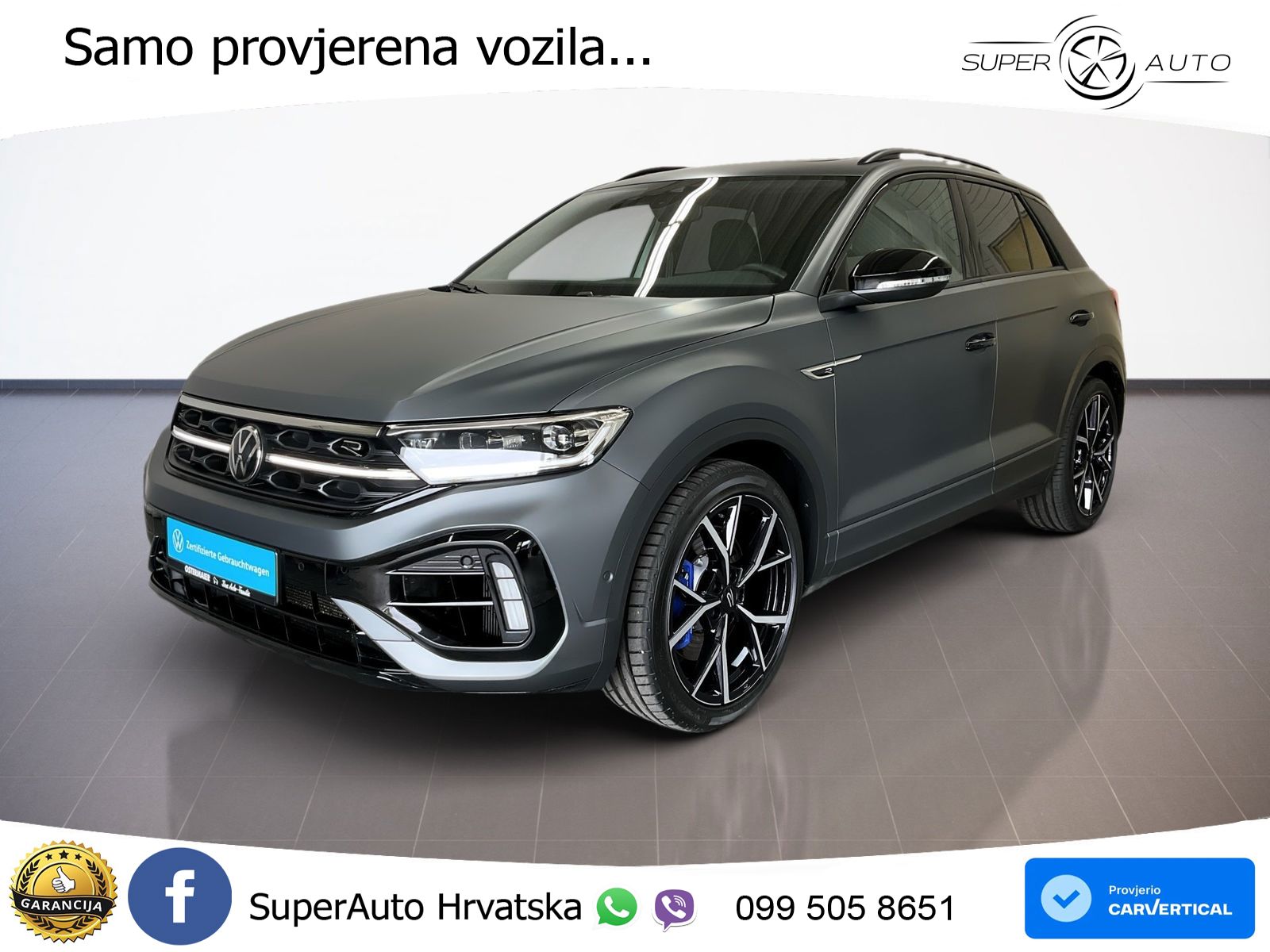 Volkswagen T-Roc I R 2.0 TSI (300 KS) OPF 4M DSG LED+GR SJED+ACC