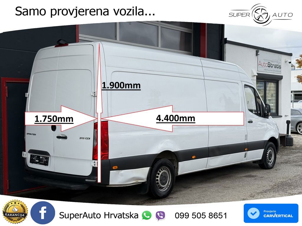 Mercedes-Benz Sprinter 315 CDI MBUX Klima Kamera Sitzheizung 150 KS