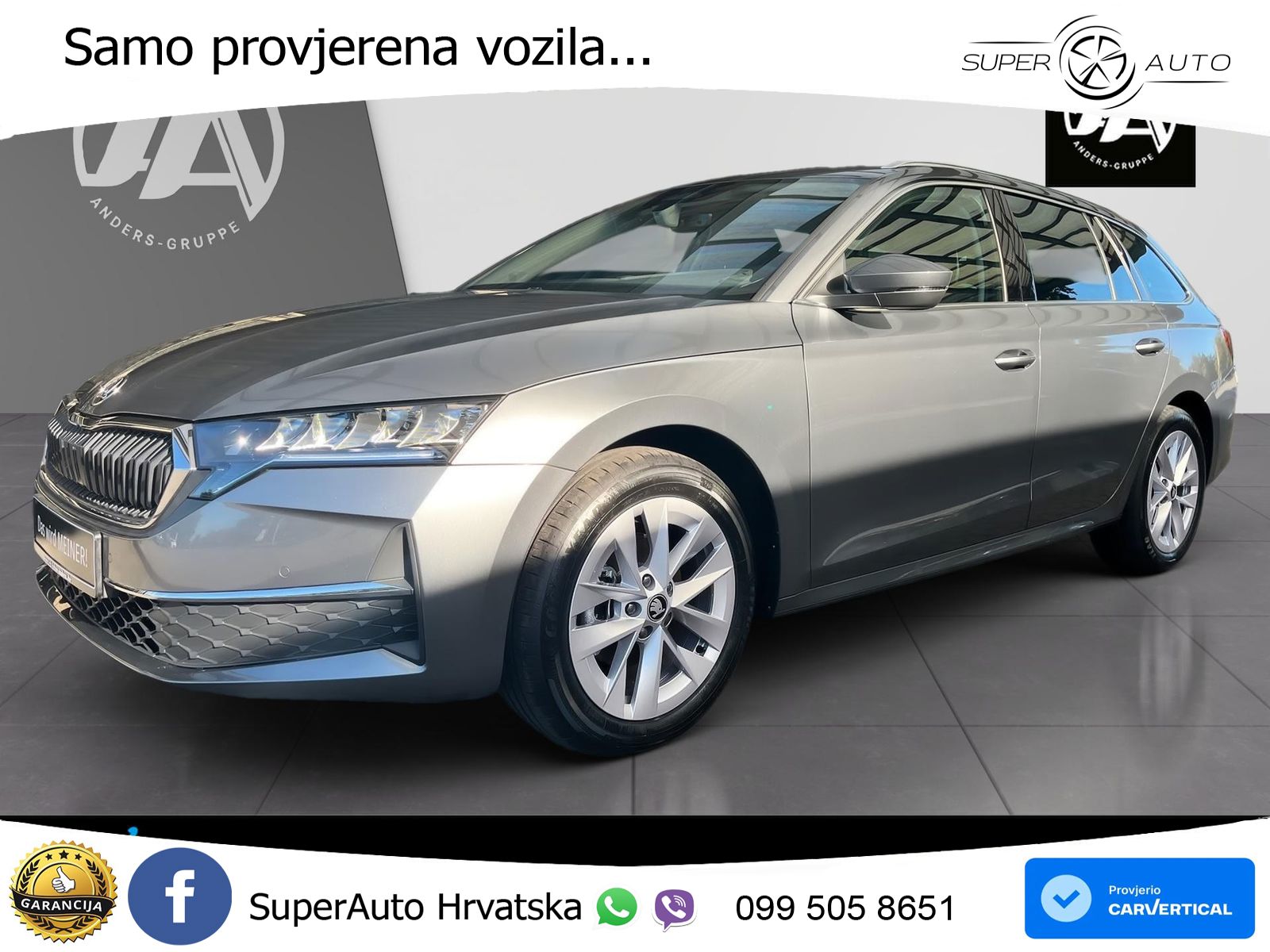 Škoda Octavia Combi 1.5 TSI (150 KS) DSG Selection LED+GR SJED+ACC