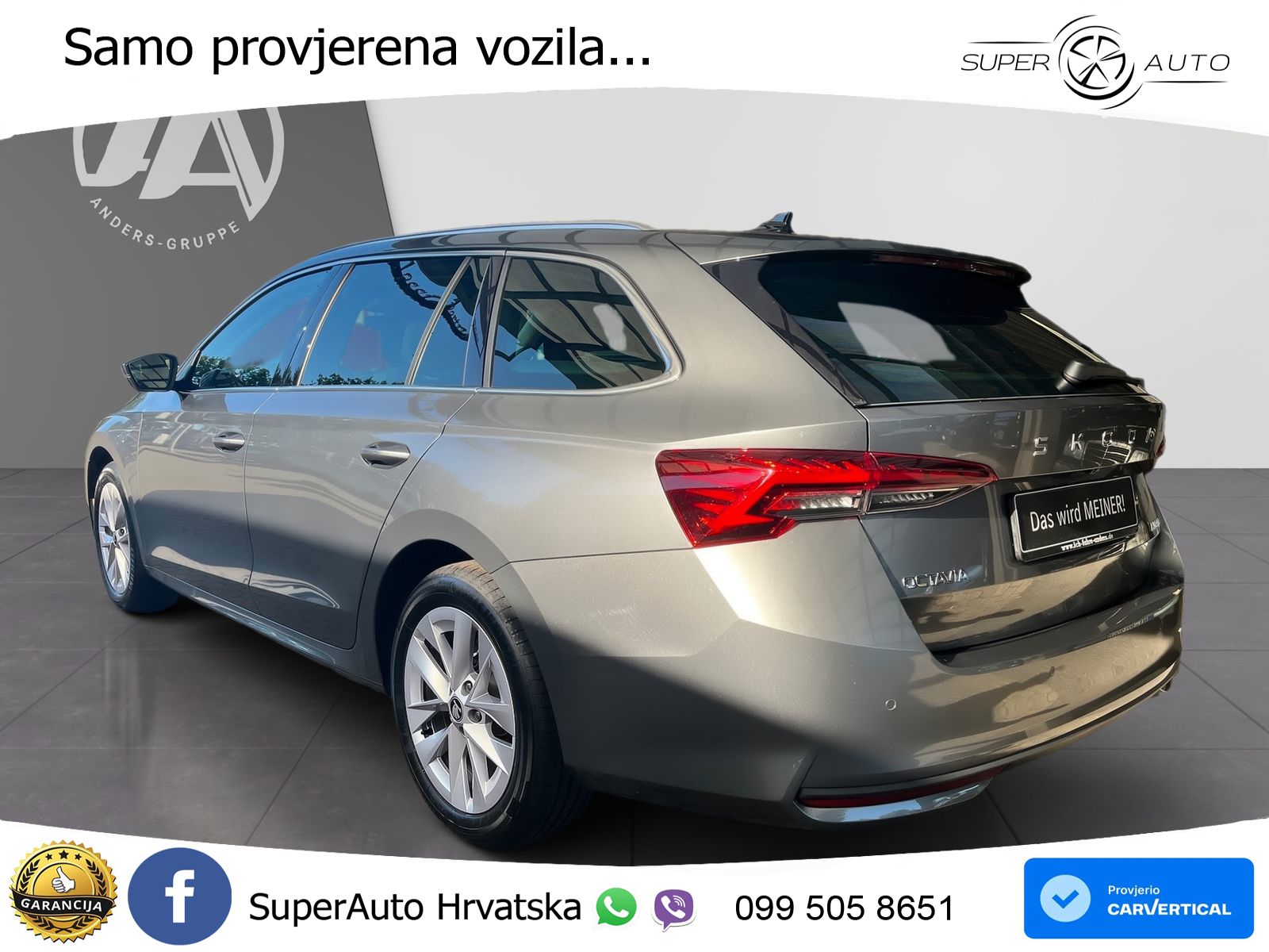 Škoda Octavia Combi 1.5 TSI (150 KS) DSG Selection LED+GR SJED+ACC