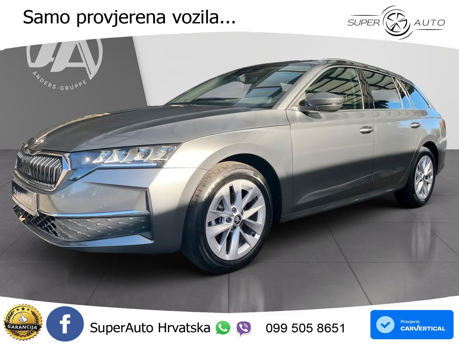 Škoda Octavia Combi 1.5 TSI (150 KS) DSG Selection LED+GR SJED+ACC
