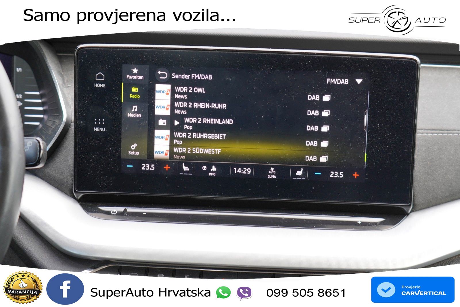 Škoda Octavia Combi 2.0 TDI (150 KS) DSG LED+GR SJED+ACC