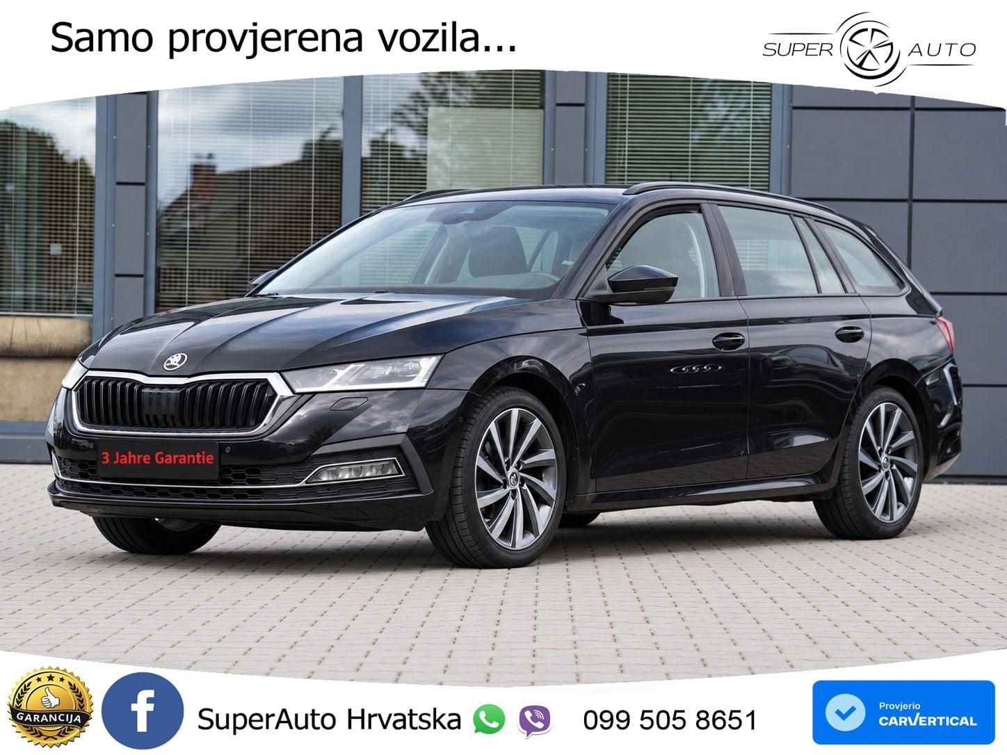 Škoda Octavia Combi 2.0 TDI (150 KS) DSG LED+GR SJED+ACC