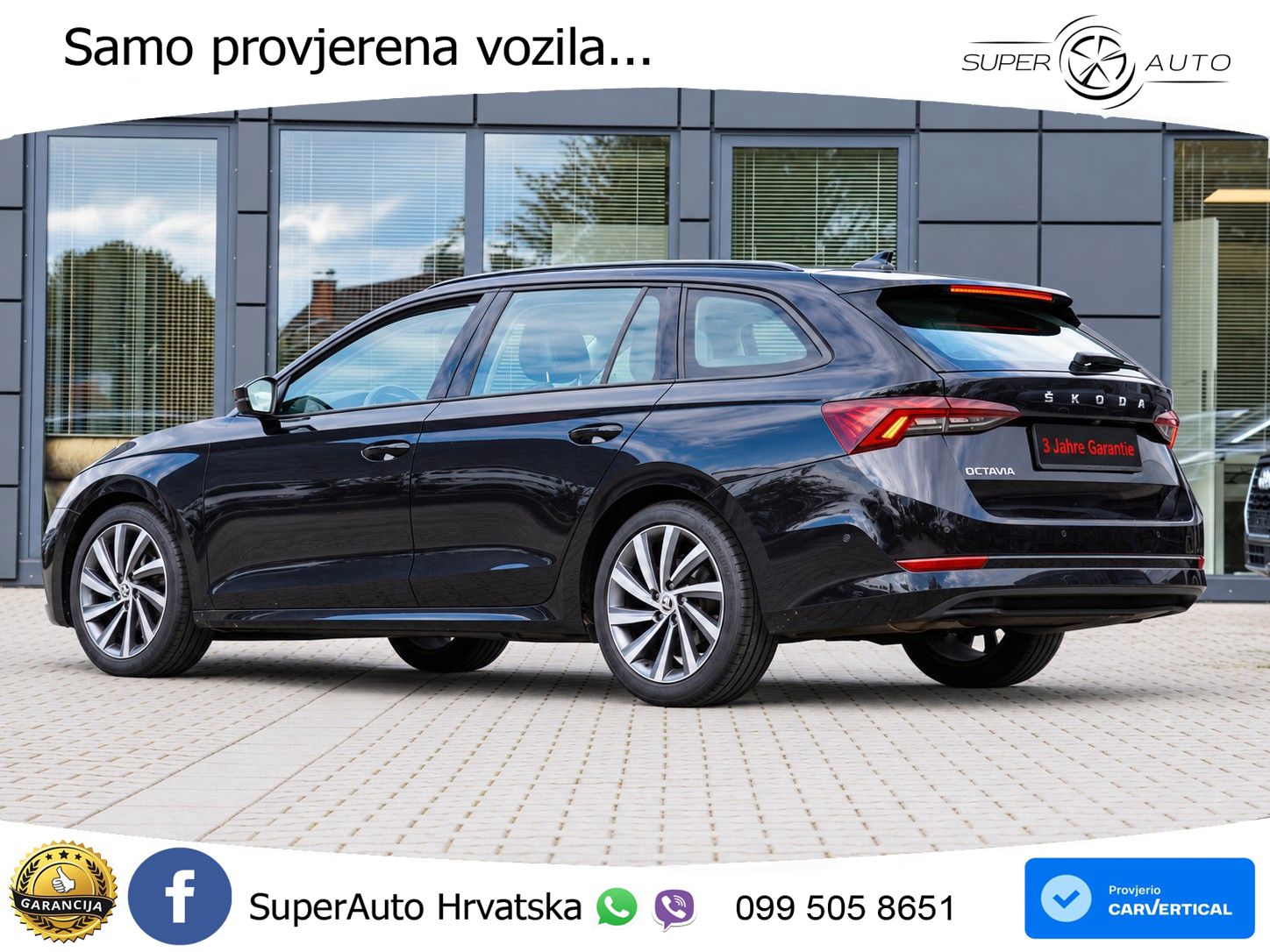 Škoda Octavia Combi 2.0 TDI (150 KS) DSG LED+GR SJED+ACC