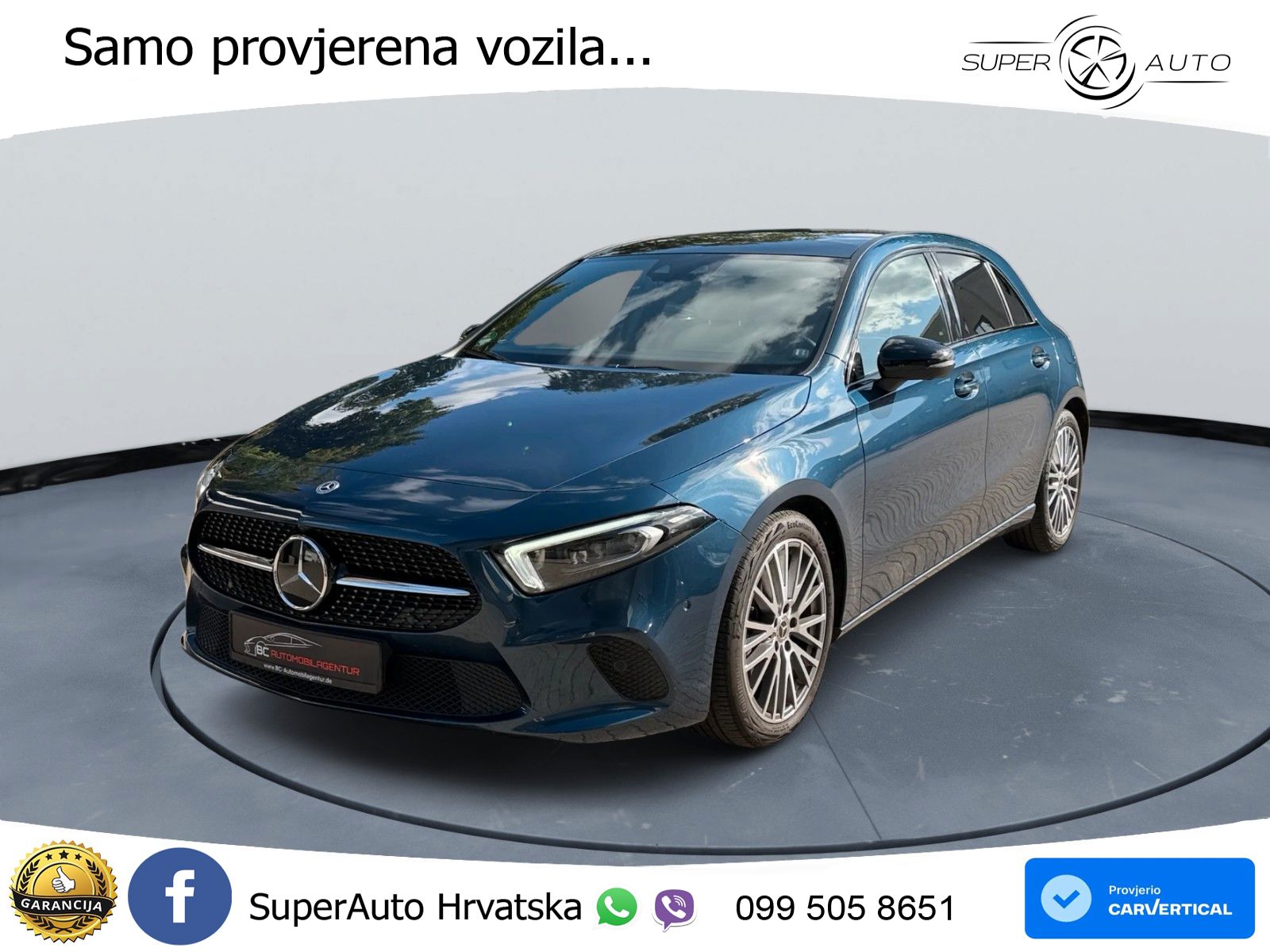 Mercedes-Benz A 200d 8G-DCT ACC+GR SJED+360+PANO