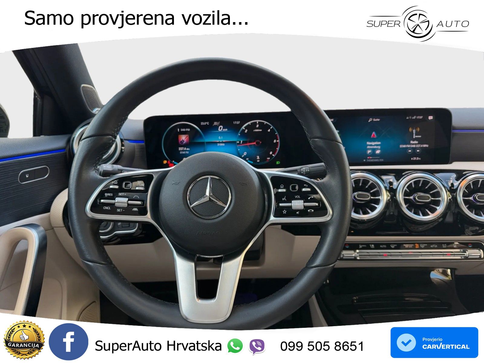 Mercedes-Benz A 200d 8G-DCT ACC+GR SJED+360+PANO
