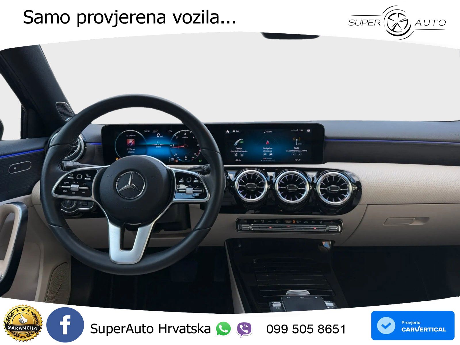 Mercedes-Benz A 200d 8G-DCT ACC+GR SJED+360+PANO