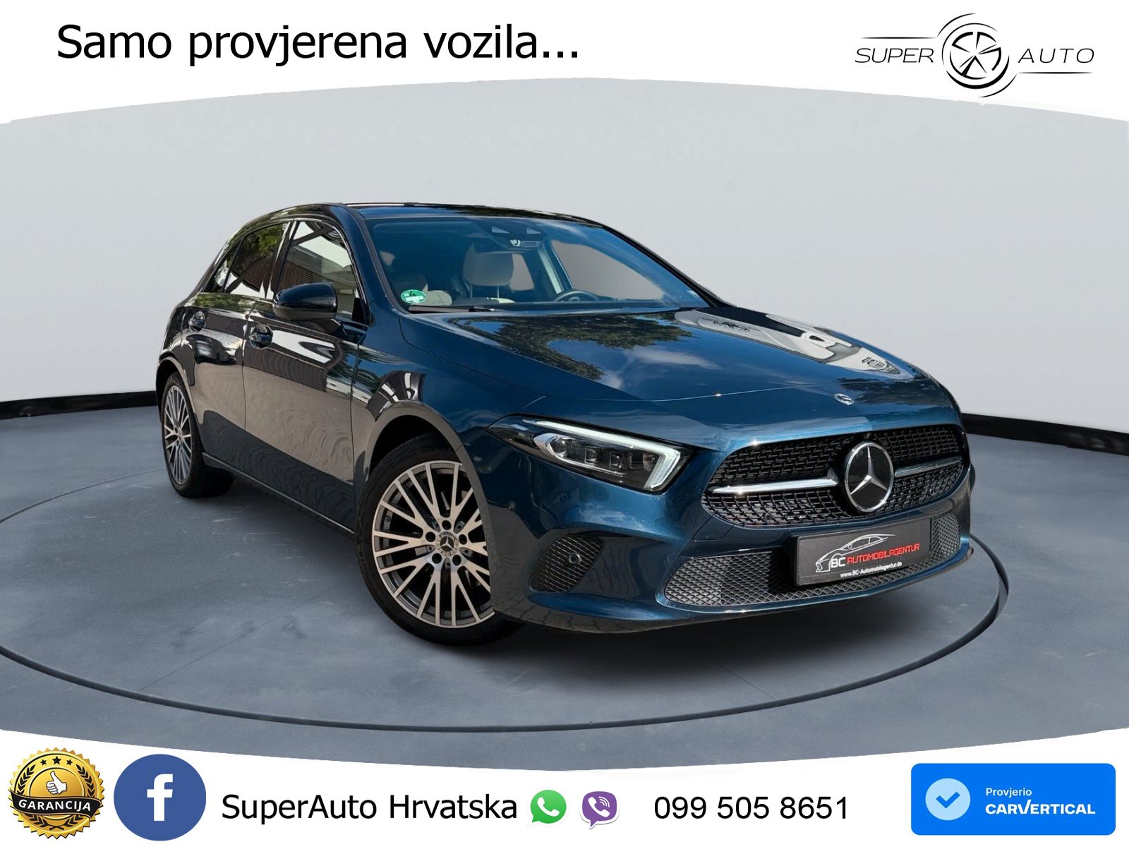 Mercedes-Benz A 200d 8G-DCT ACC+GR SJED+360+PANO
