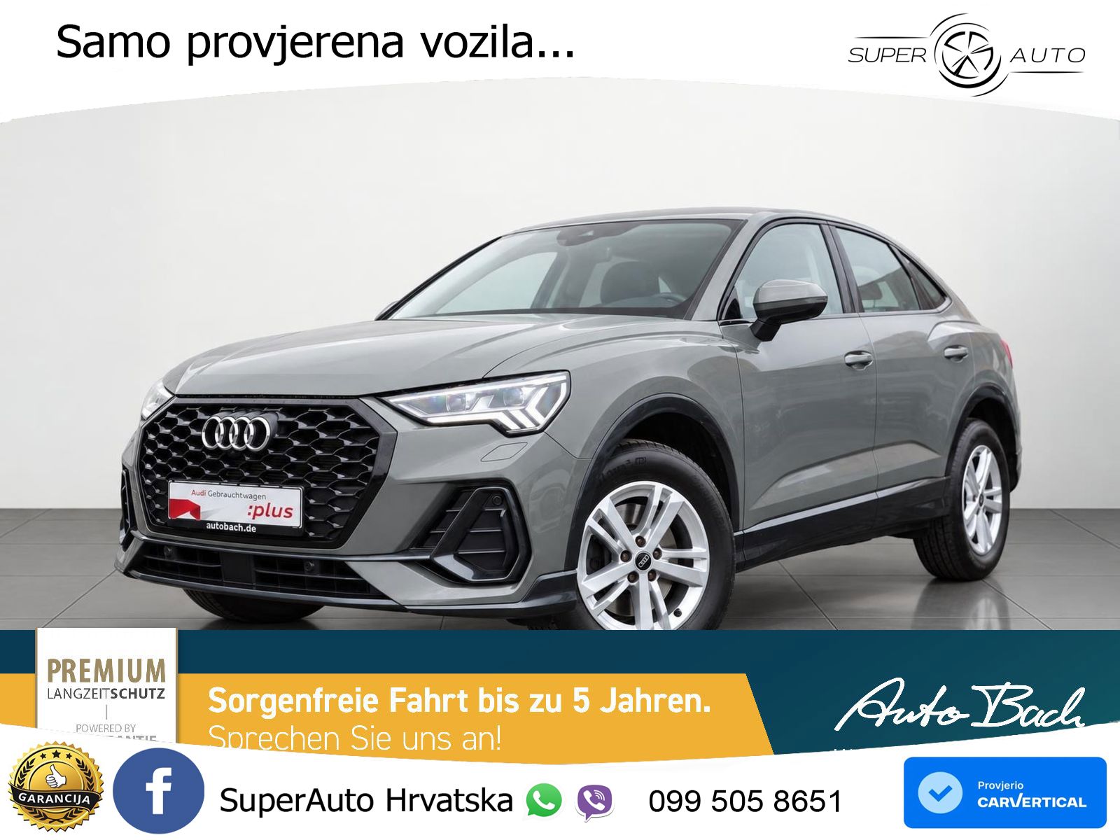 Audi Q3 Sportback 40 TFSI (190 KS) quattro S tronic LED+ACC