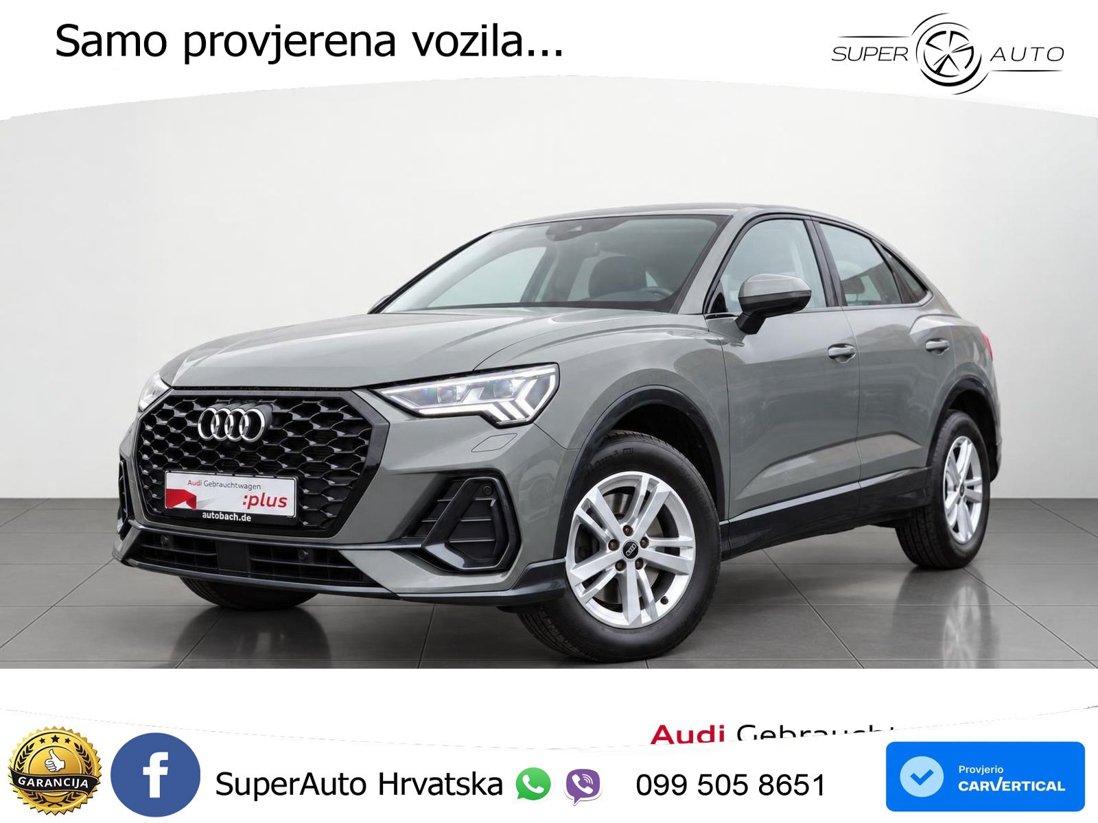 Audi Q3 Sportback 40 TFSI (190 KS) quattro S tronic LED+ACC