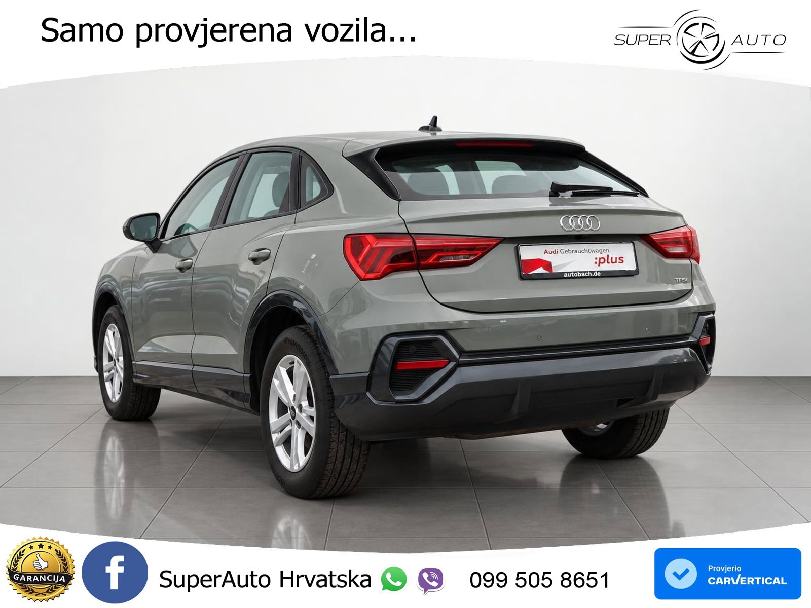Audi Q3 Sportback 40 TFSI (190 KS) quattro S tronic LED+ACC