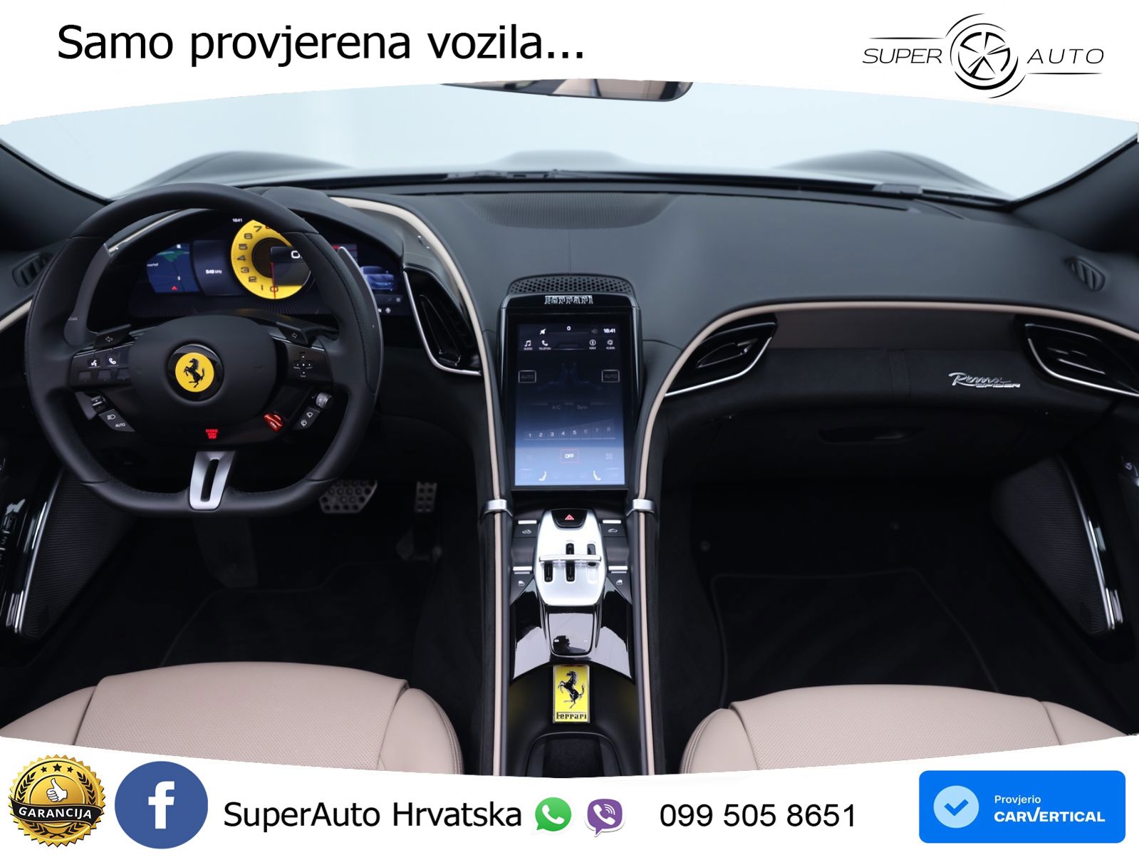 Ferrari Roma Spider 3.9 V8 (620 KS) F1 DCT LED+GR SJED+ACC