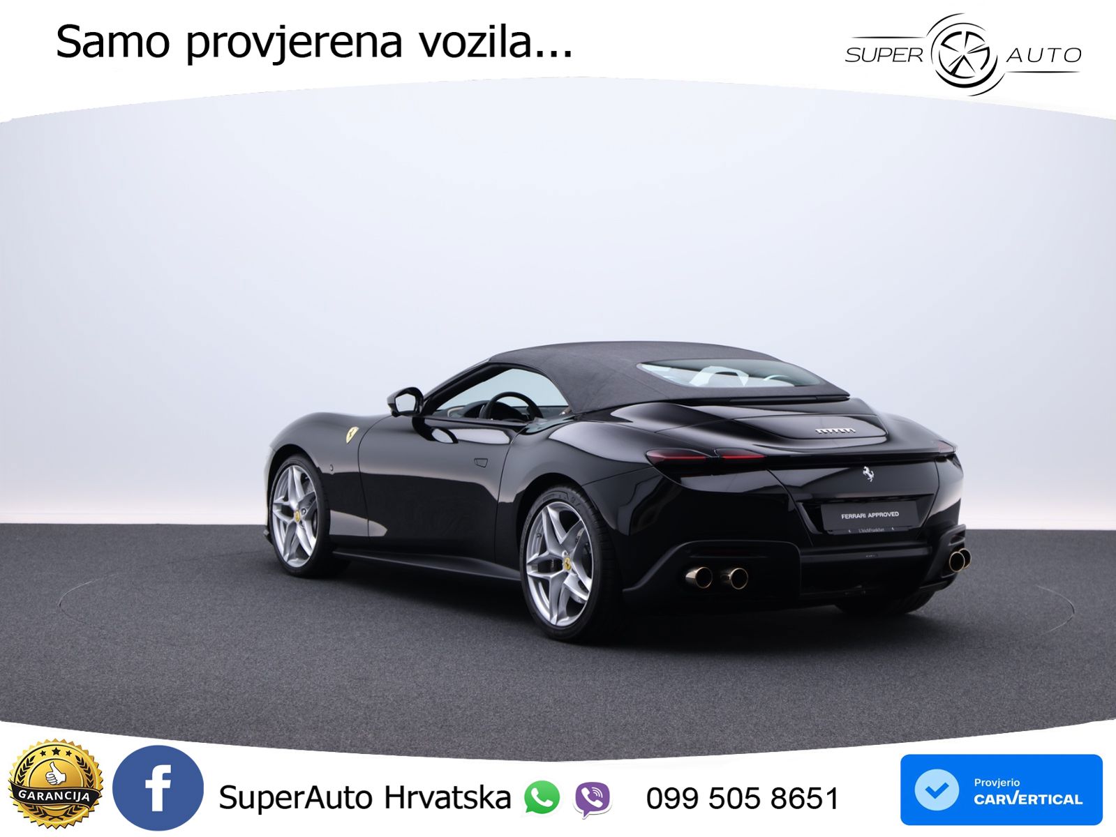 Ferrari Roma Spider 3.9 V8 (620 KS) F1 DCT LED+GR SJED+ACC