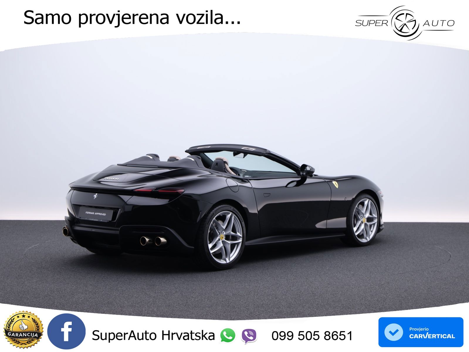 Ferrari Roma Spider 3.9 V8 (620 KS) F1 DCT LED+GR SJED+ACC