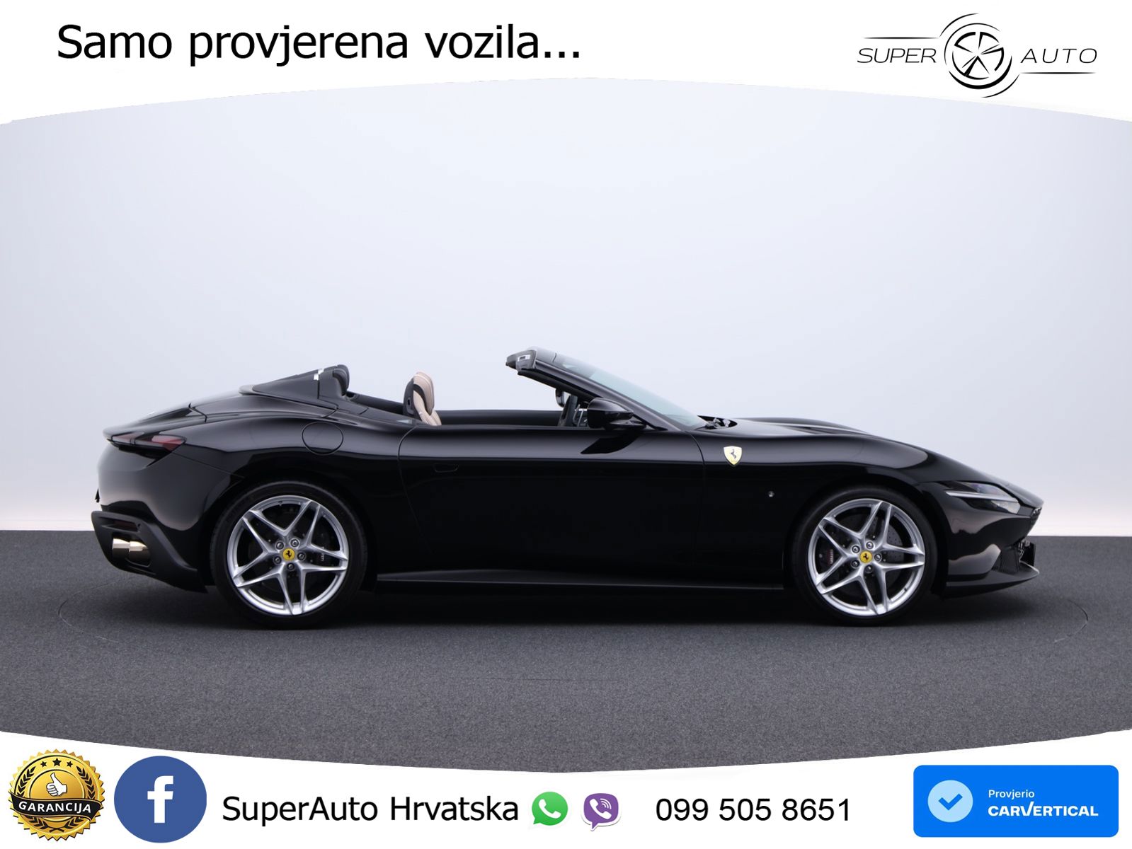 Ferrari Roma Spider 3.9 V8 (620 KS) F1 DCT LED+GR SJED+ACC