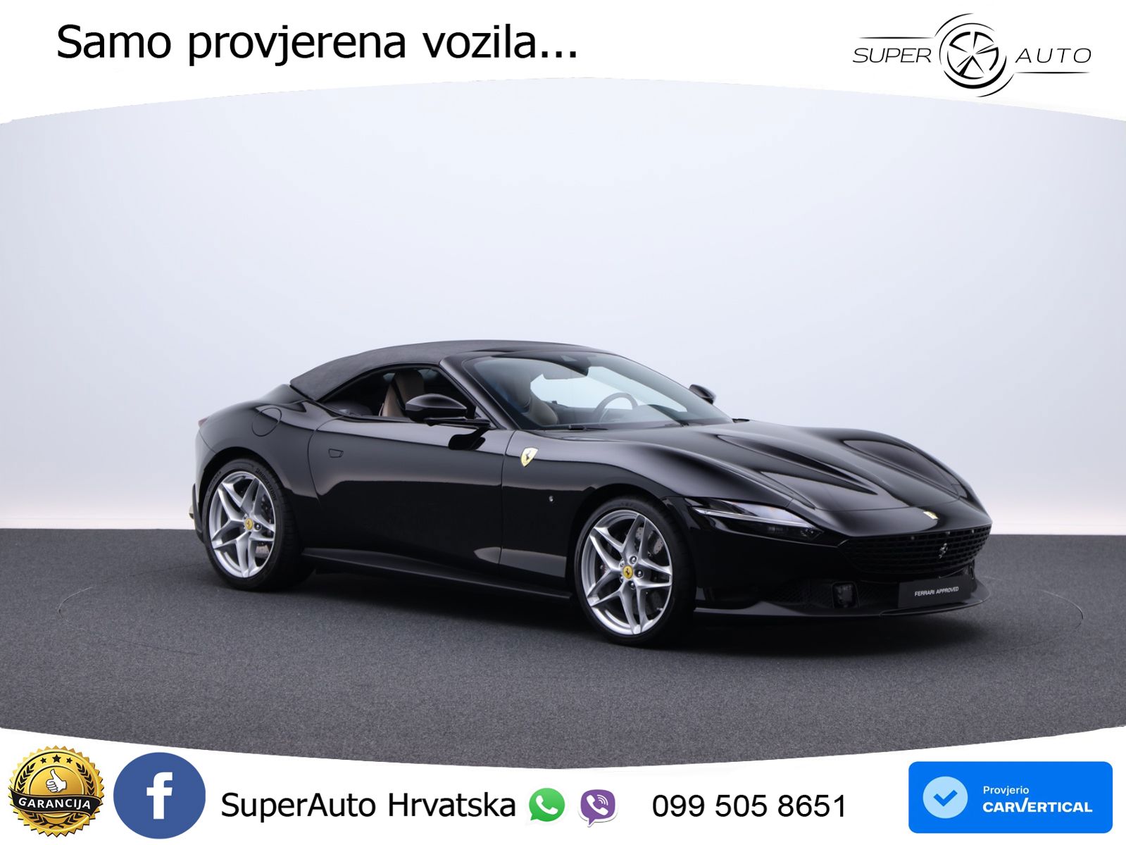 Ferrari Roma Spider 3.9 V8 (620 KS) F1 DCT LED+GR SJED+ACC