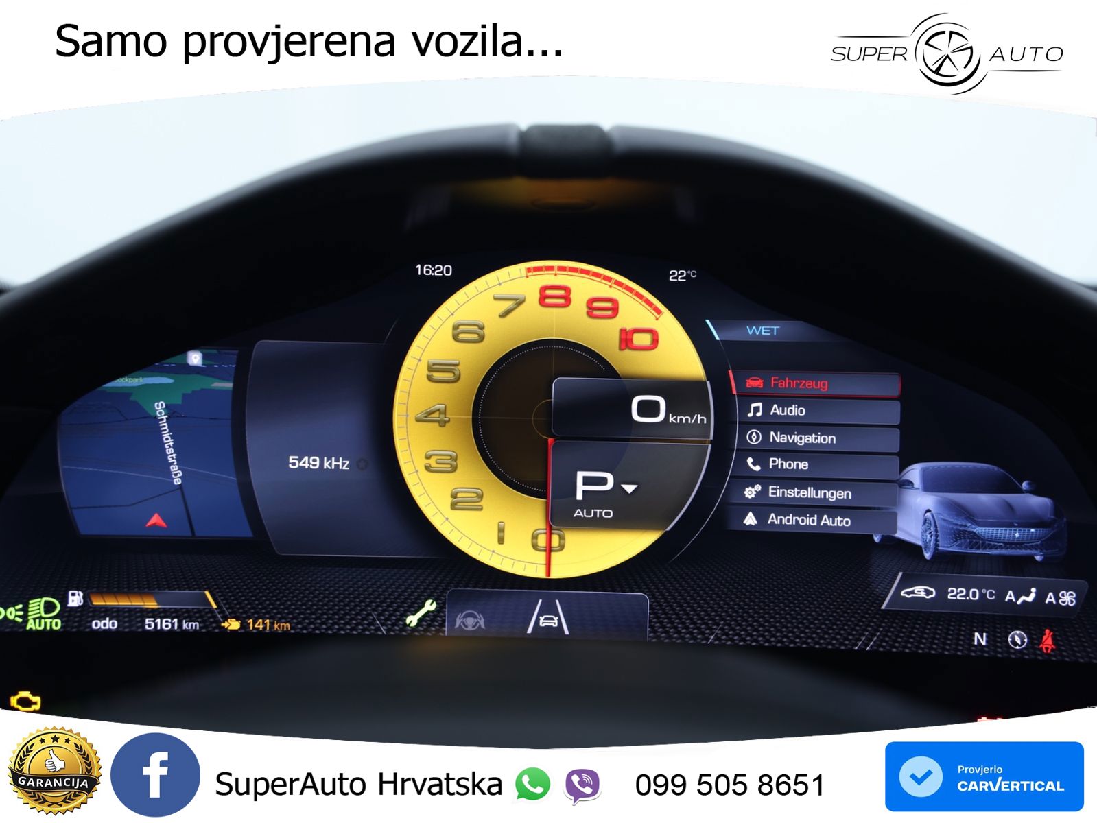 Ferrari Roma Spider 3.9 V8 (620 KS) F1 DCT LED+GR SJED+ACC