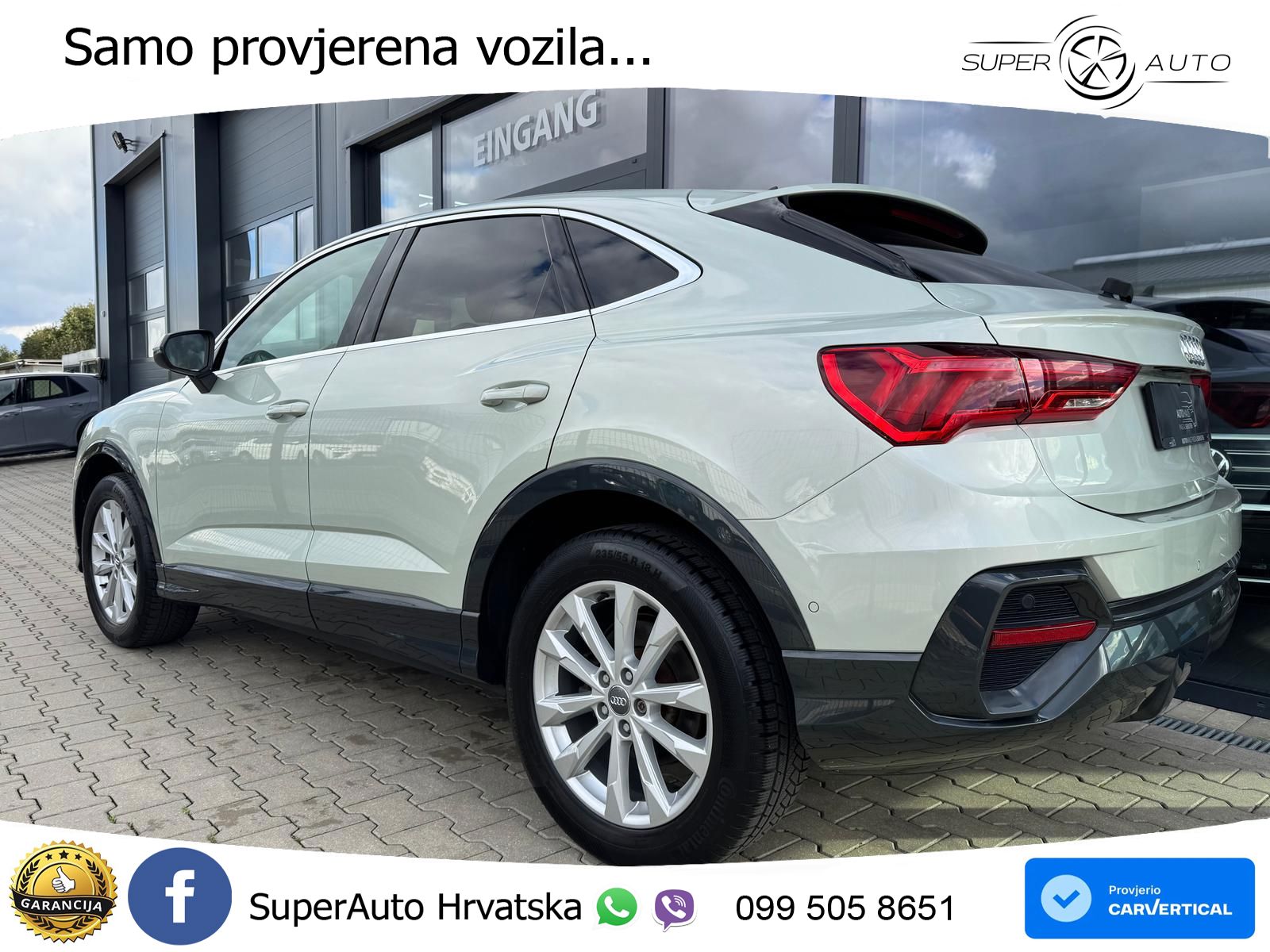 Audi Q3 Sportback 35 TFSI (150 KS) S tronic LED+GR SJED+ACC