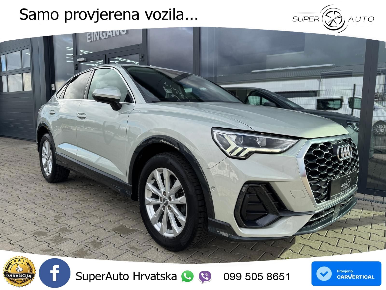 Audi Q3 Sportback 35 TFSI (150 KS) S tronic LED+GR SJED+ACC