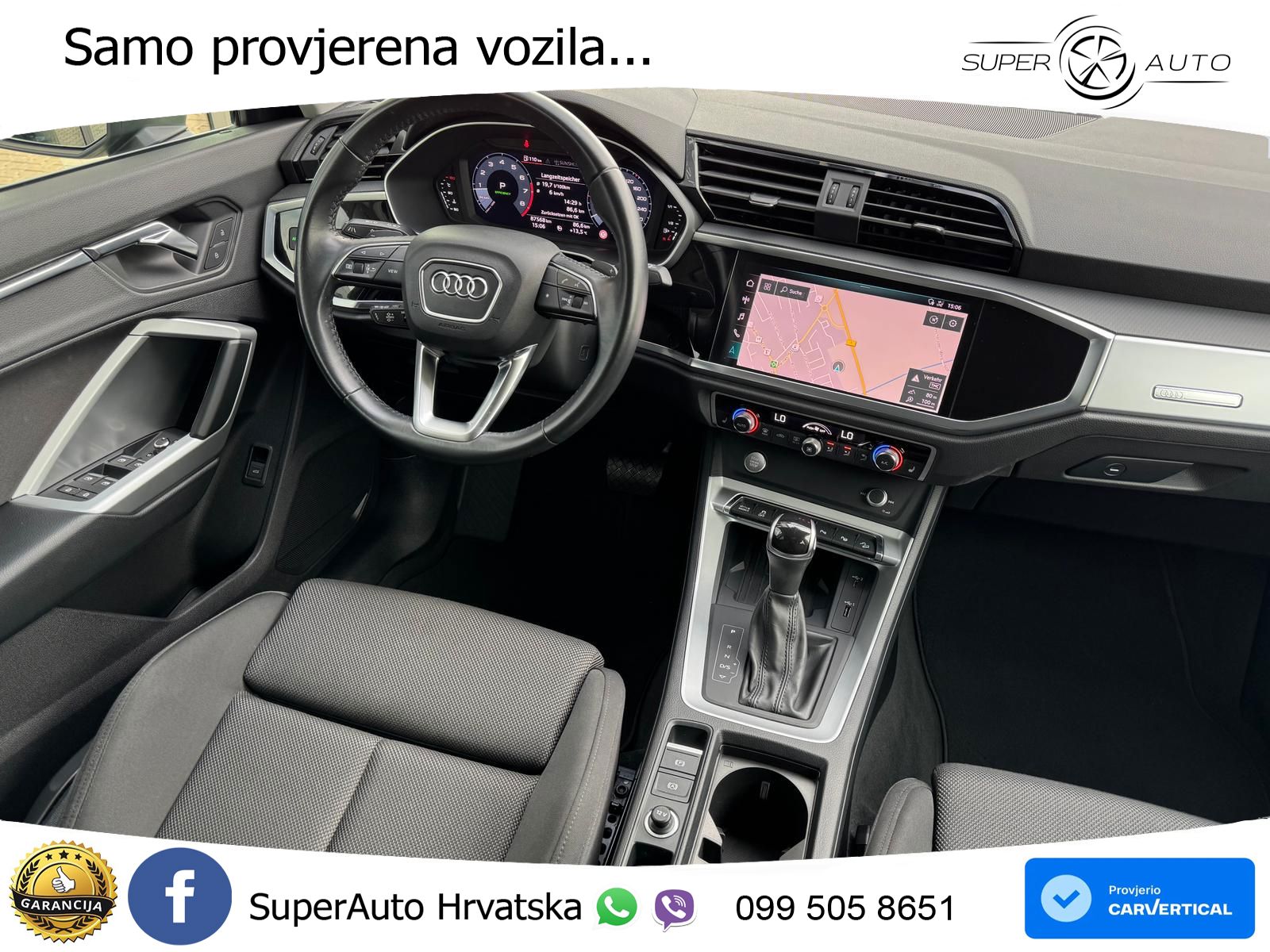 Audi Q3 Sportback 35 TFSI (150 KS) S tronic LED+GR SJED+ACC