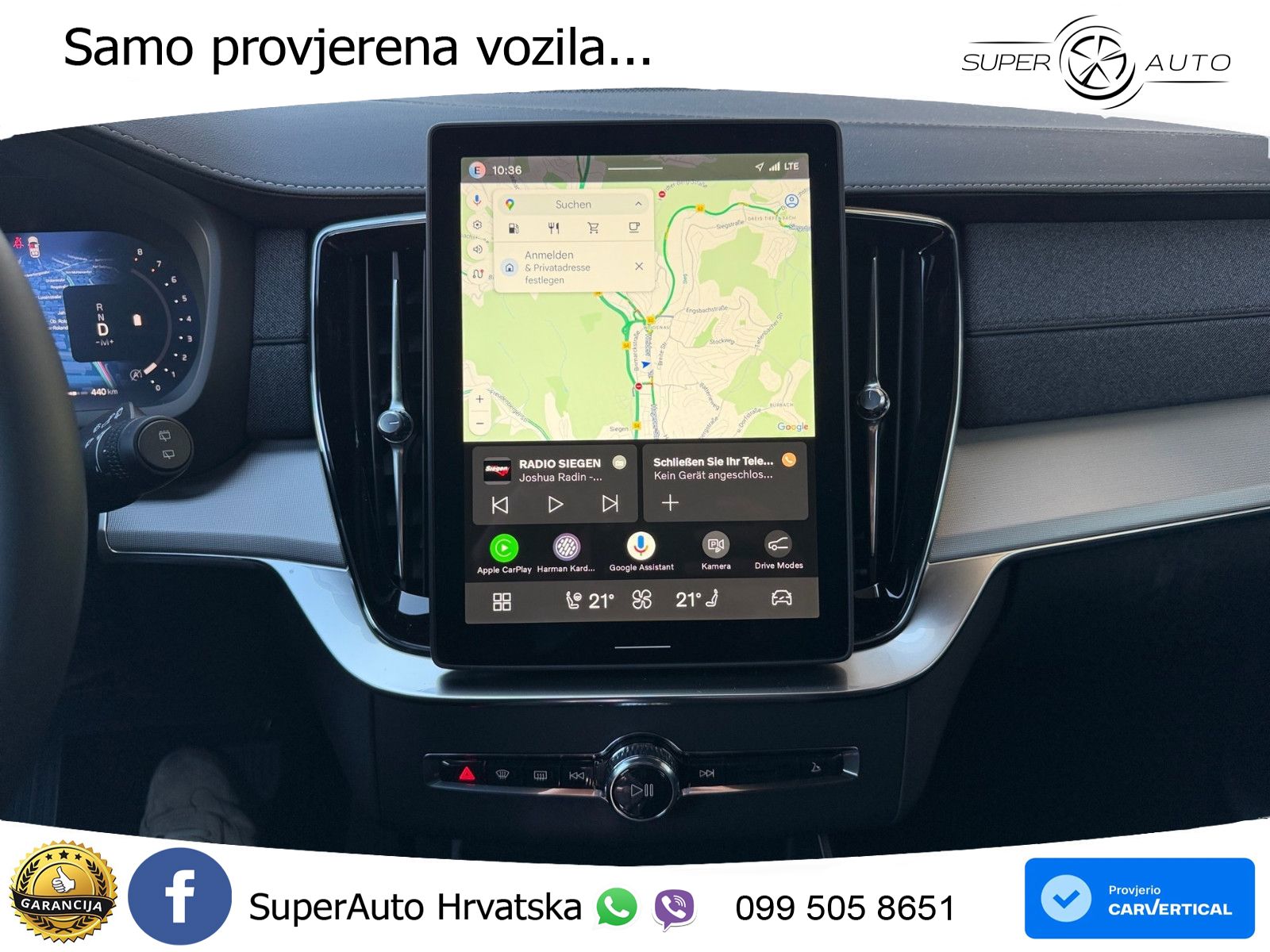 Volvo XC90 2.0 B5 AWD Automatic MATRIX+GR SJED+KAM
