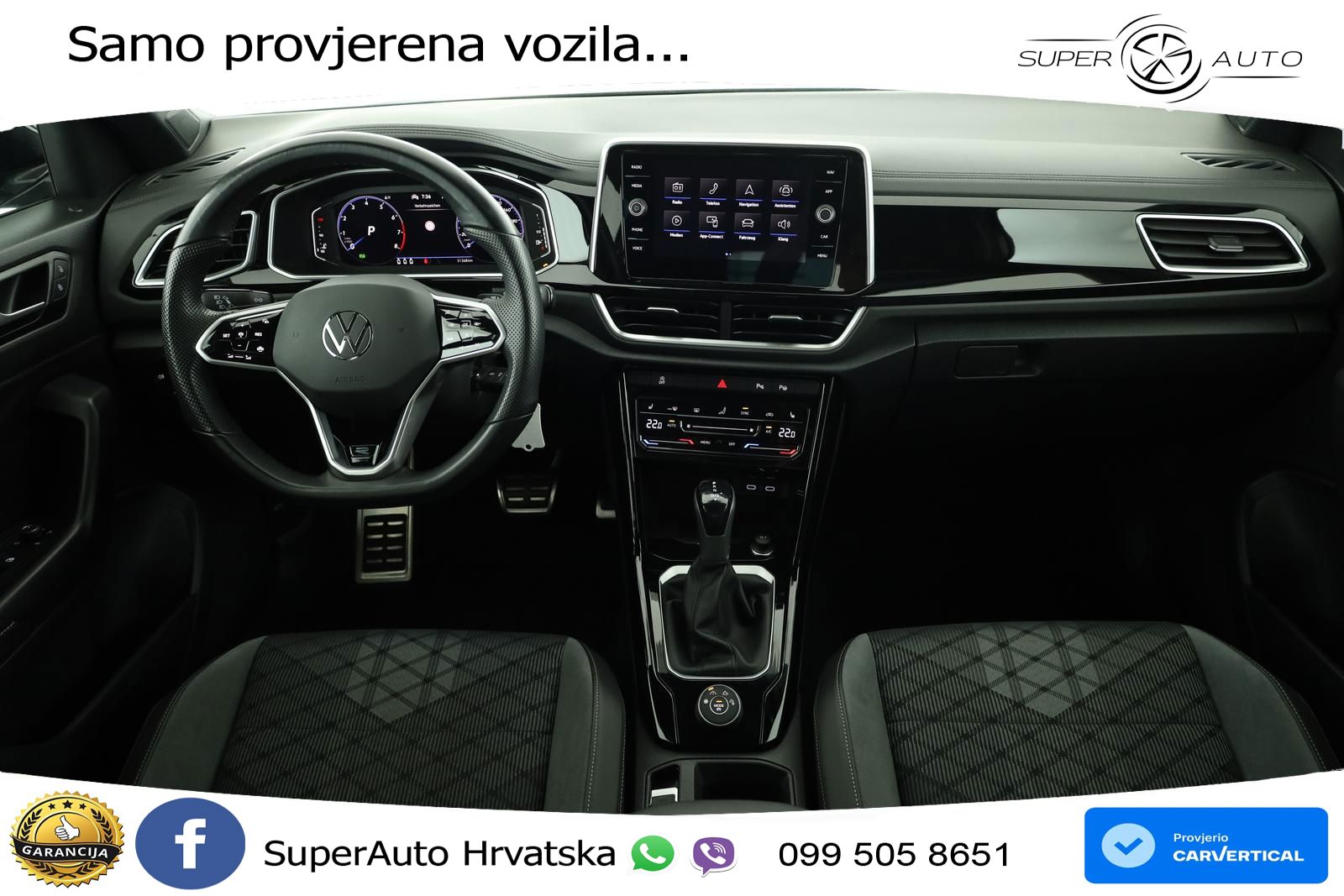 Volkswagen T-Roc 2.0 TSI (190 KS) 4M DSG R-Line LED+GR SJED+ACC