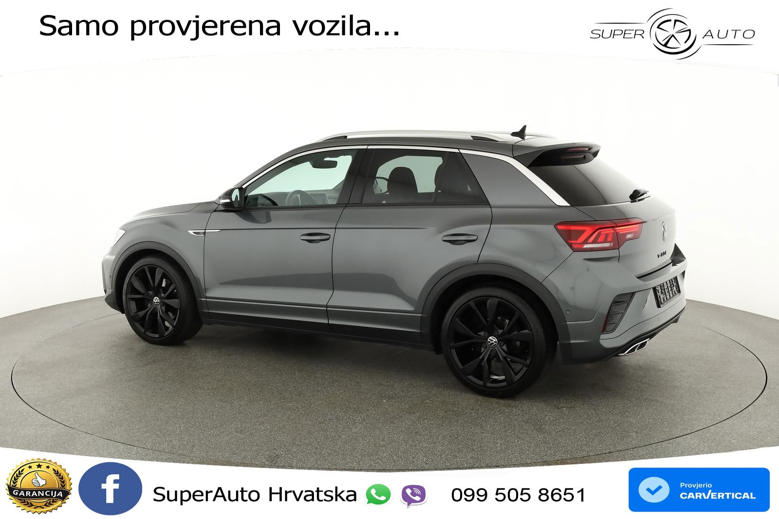 Volkswagen T-Roc 2.0 TSI (190 KS) 4M DSG R-Line LED+GR SJED+ACC