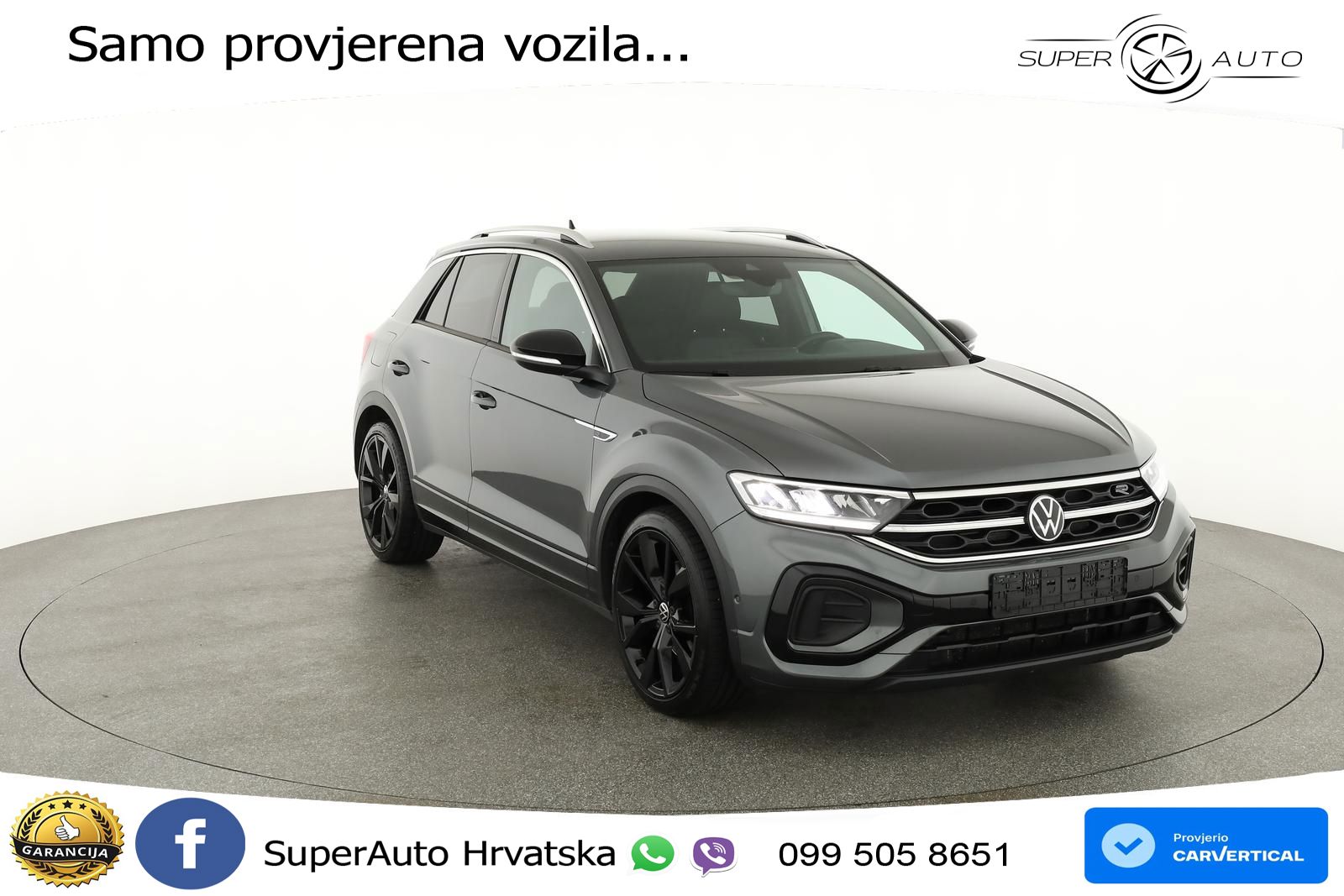 Volkswagen T-Roc 2.0 TSI (190 KS) 4M DSG R-Line LED+GR SJED+ACC