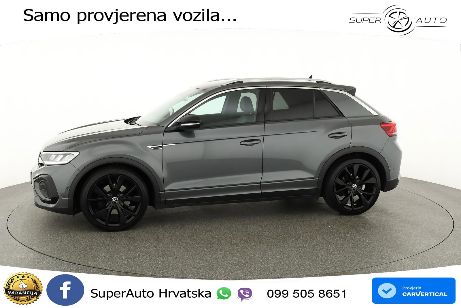 Volkswagen T-Roc 2.0 TSI (190 KS) 4M DSG R-Line LED+GR SJED+ACC