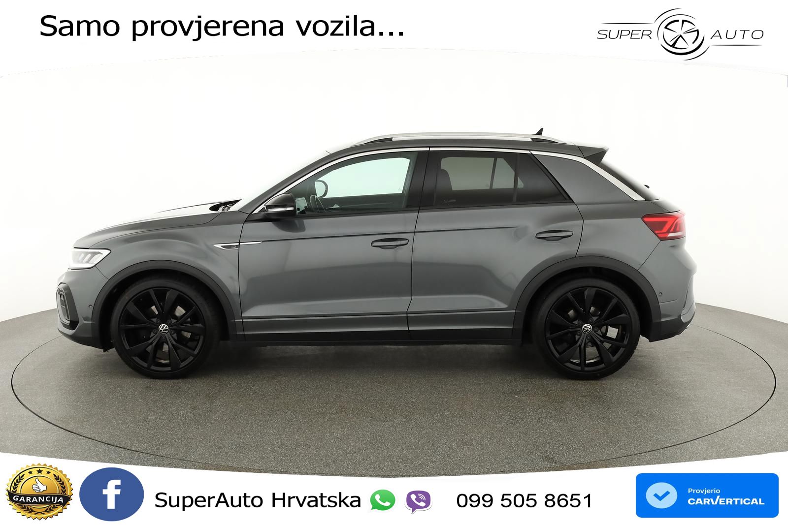 Volkswagen T-Roc 2.0 TSI (190 KS) 4M DSG R-Line LED+GR SJED+ACC
