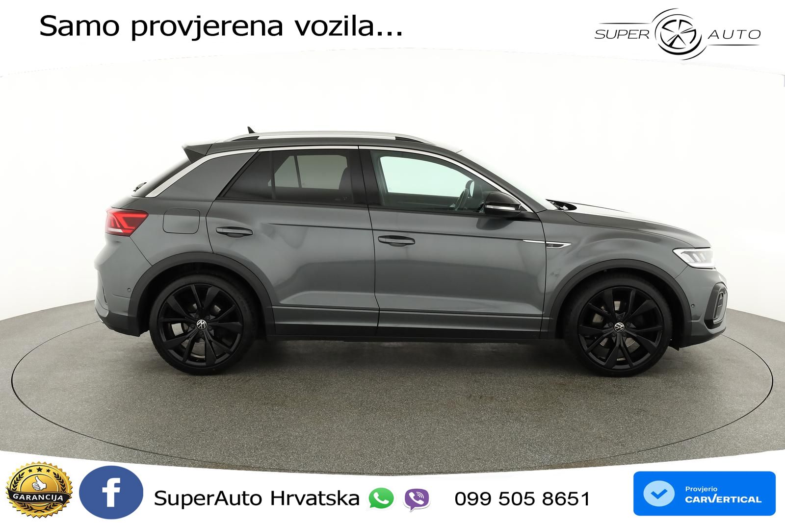 Volkswagen T-Roc 2.0 TSI (190 KS) 4M DSG R-Line LED+GR SJED+ACC