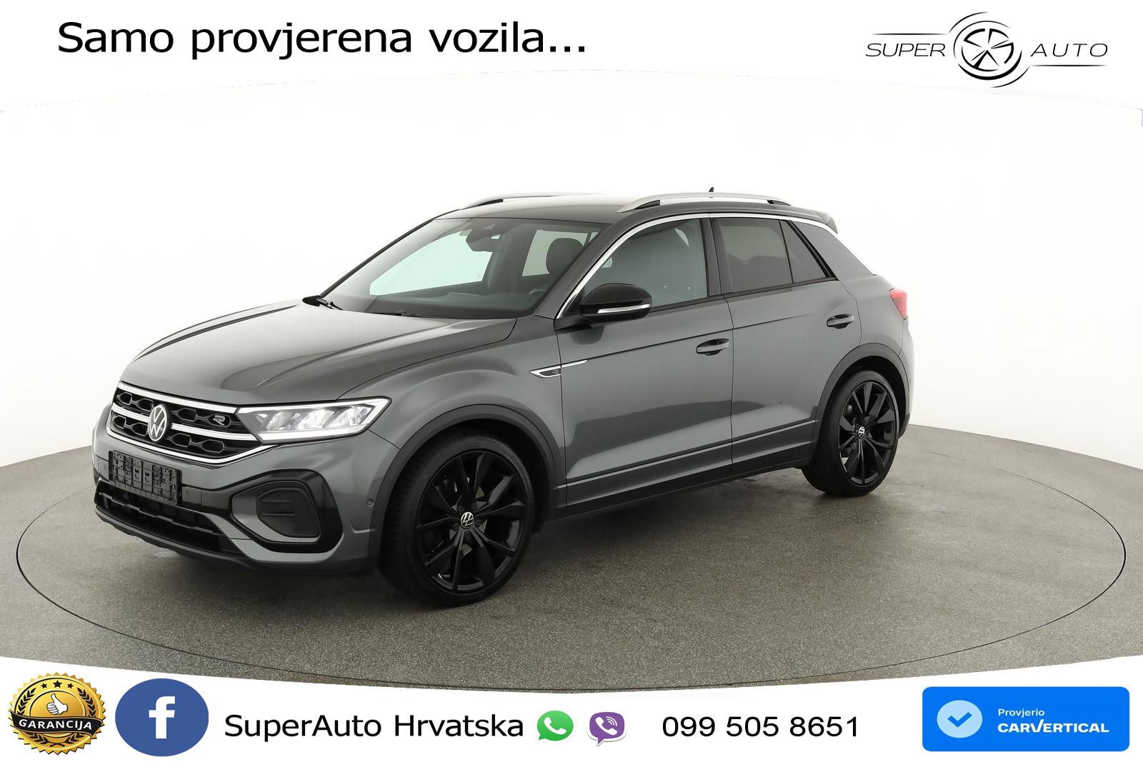 Volkswagen T-Roc 2.0 TSI (190 KS) 4M DSG R-Line LED+GR SJED+ACC