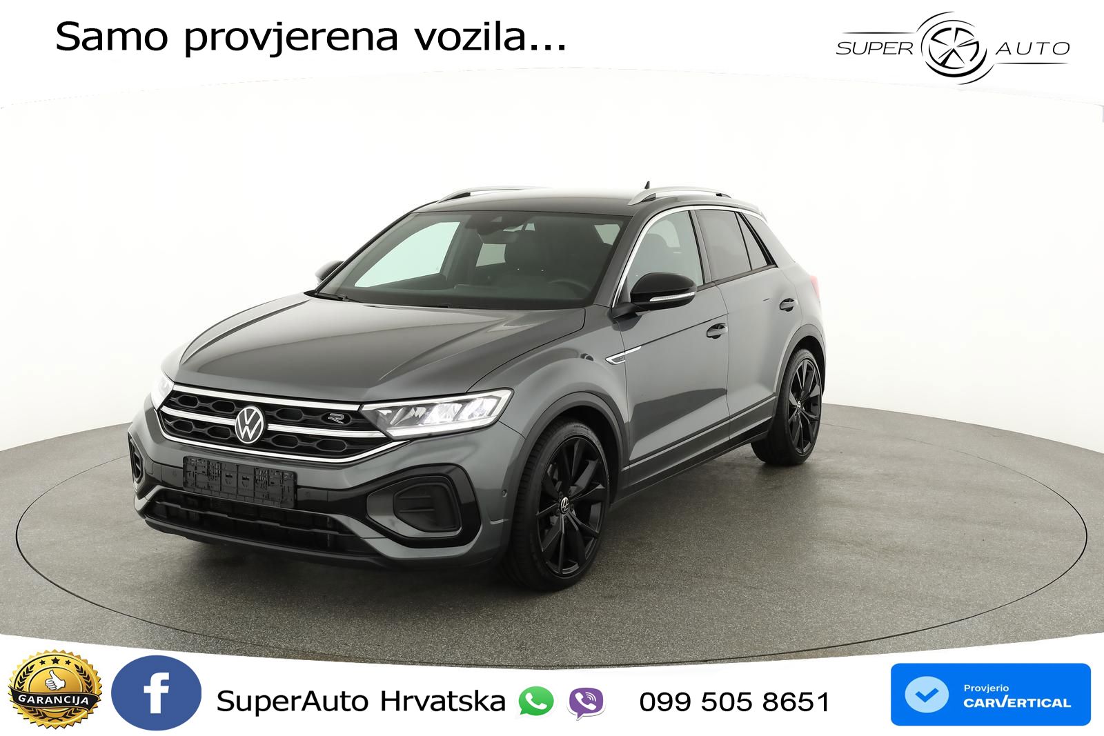 Volkswagen T-Roc 2.0 TSI (190 KS) 4M DSG R-Line LED+GR SJED+ACC