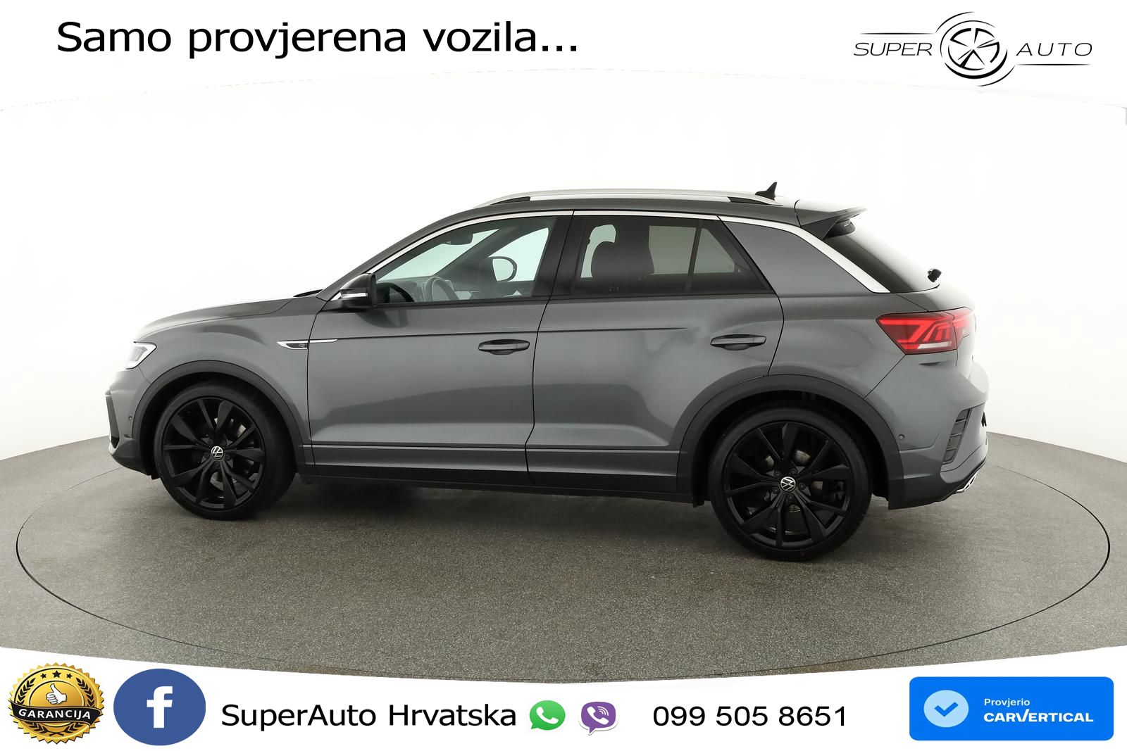 Volkswagen T-Roc 2.0 TSI (190 KS) 4M DSG R-Line LED+GR SJED+ACC