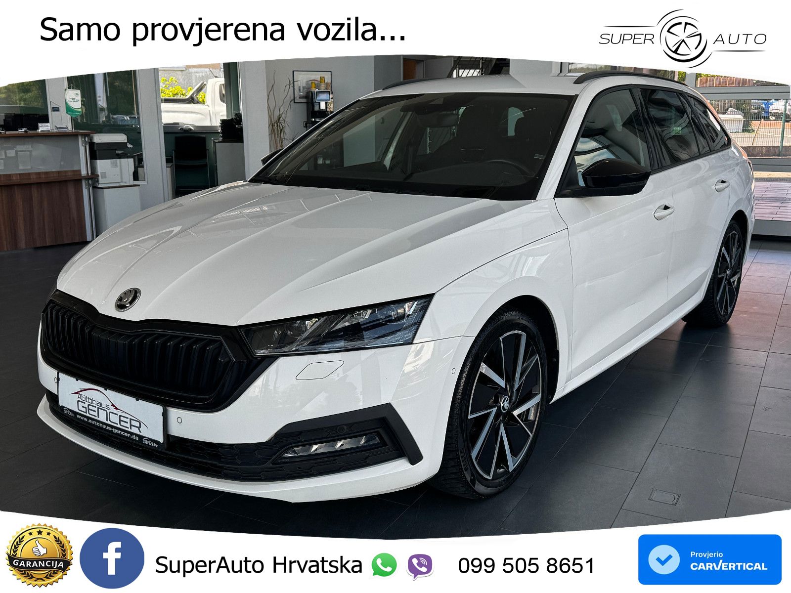 Škoda Octavia Combi 2.0 TDI (150 KS) DSG LED+GR SJED+ACC