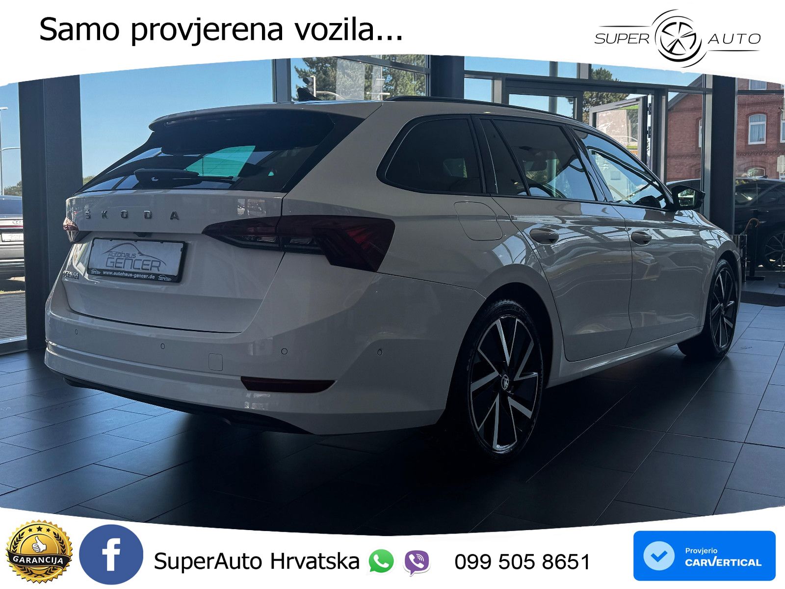 Škoda Octavia Combi 2.0 TDI (150 KS) DSG LED+GR SJED+ACC