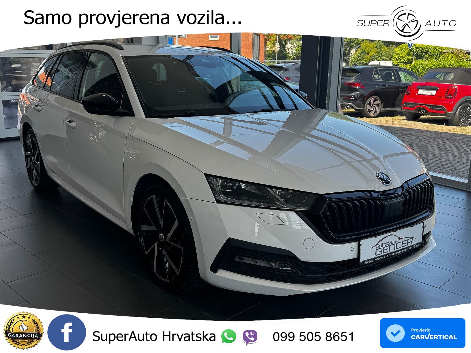 Škoda Octavia Combi 2.0 TDI (150 KS) DSG LED+GR SJED+ACC